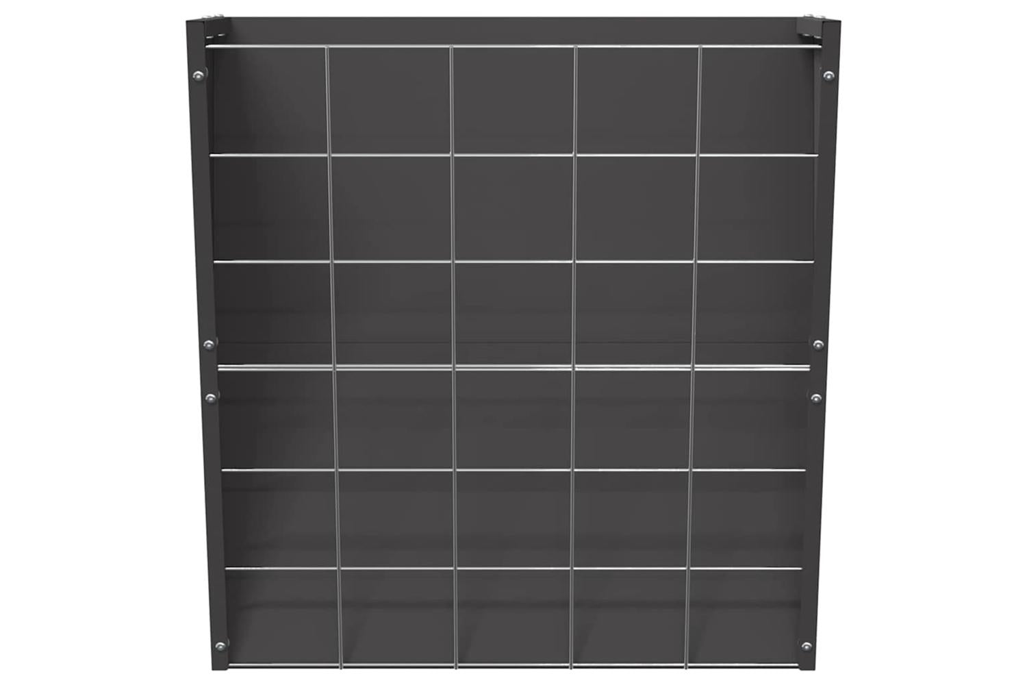 Vidaxl Hanging Hay Feeder Black 61 X 33 X 66 Cm Cold-rolled Steel-5