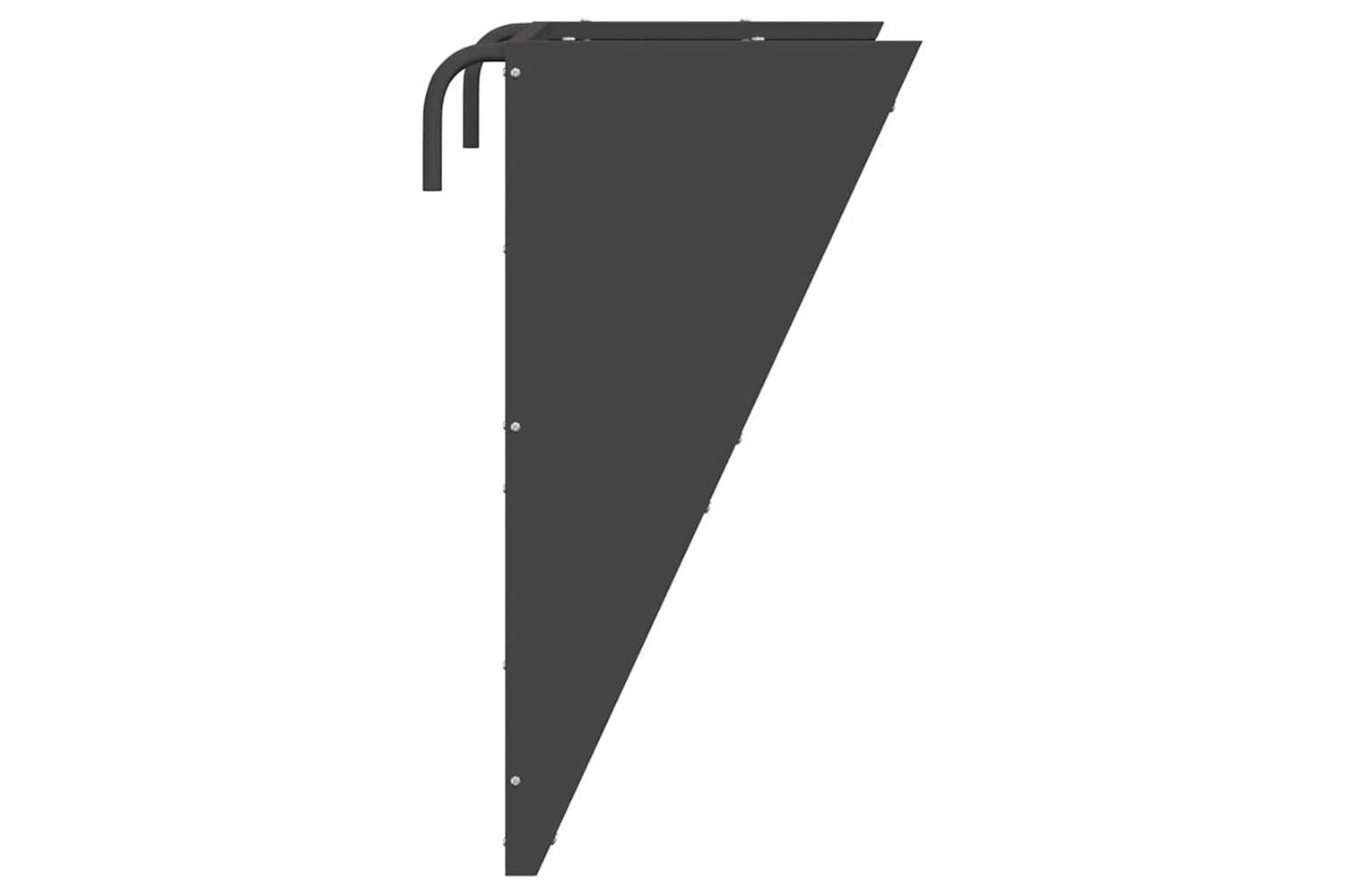 Vidaxl Hanging Hay Feeder Black 61 X 33 X 66 Cm Cold-rolled Steel-6