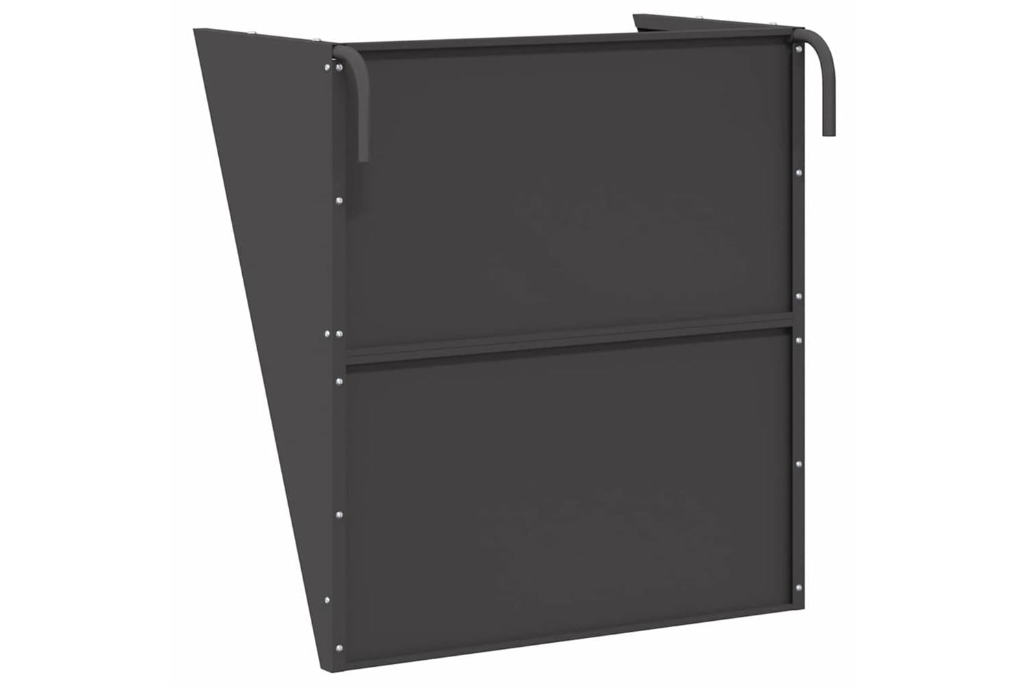 Vidaxl Hanging Hay Feeder Black 61 X 33 X 66 Cm Cold-rolled Steel-7