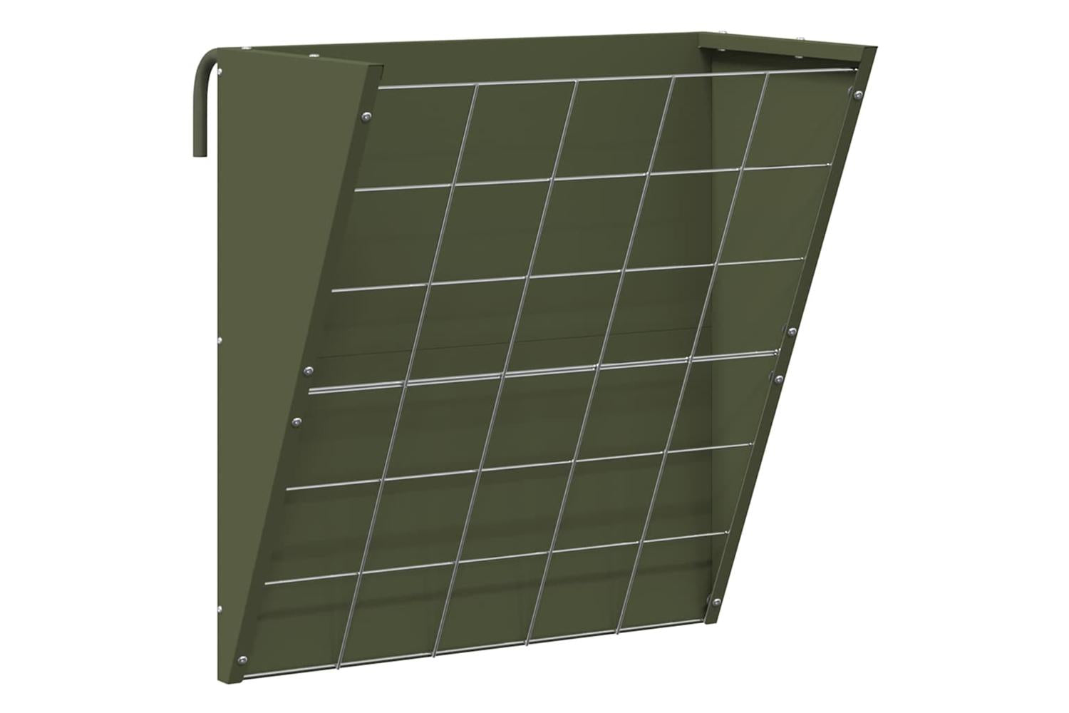 Vidaxl Hanging Hay Feeder Olive Green 61 X 33 X 66 Cm-2