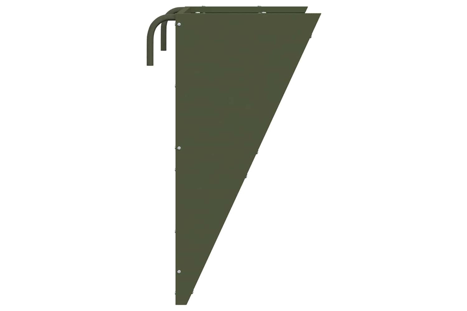Vidaxl Hanging Hay Feeder Olive Green 61 X 33 X 66 Cm-6