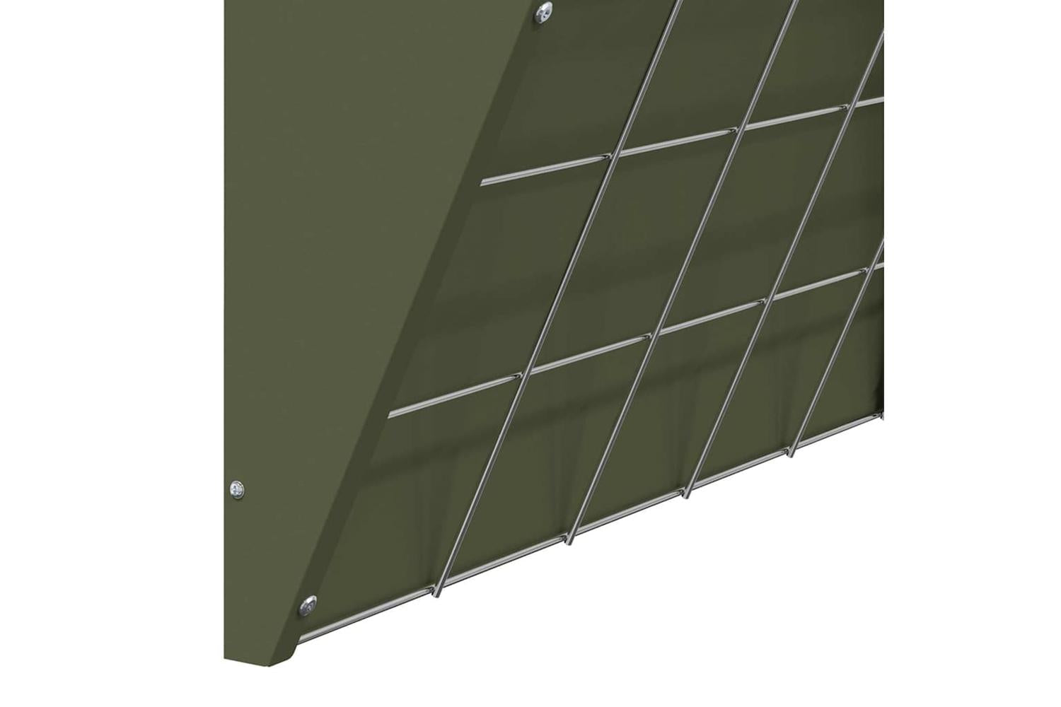 Vidaxl Hanging Hay Feeder Olive Green 61 X 33 X 66 Cm-9
