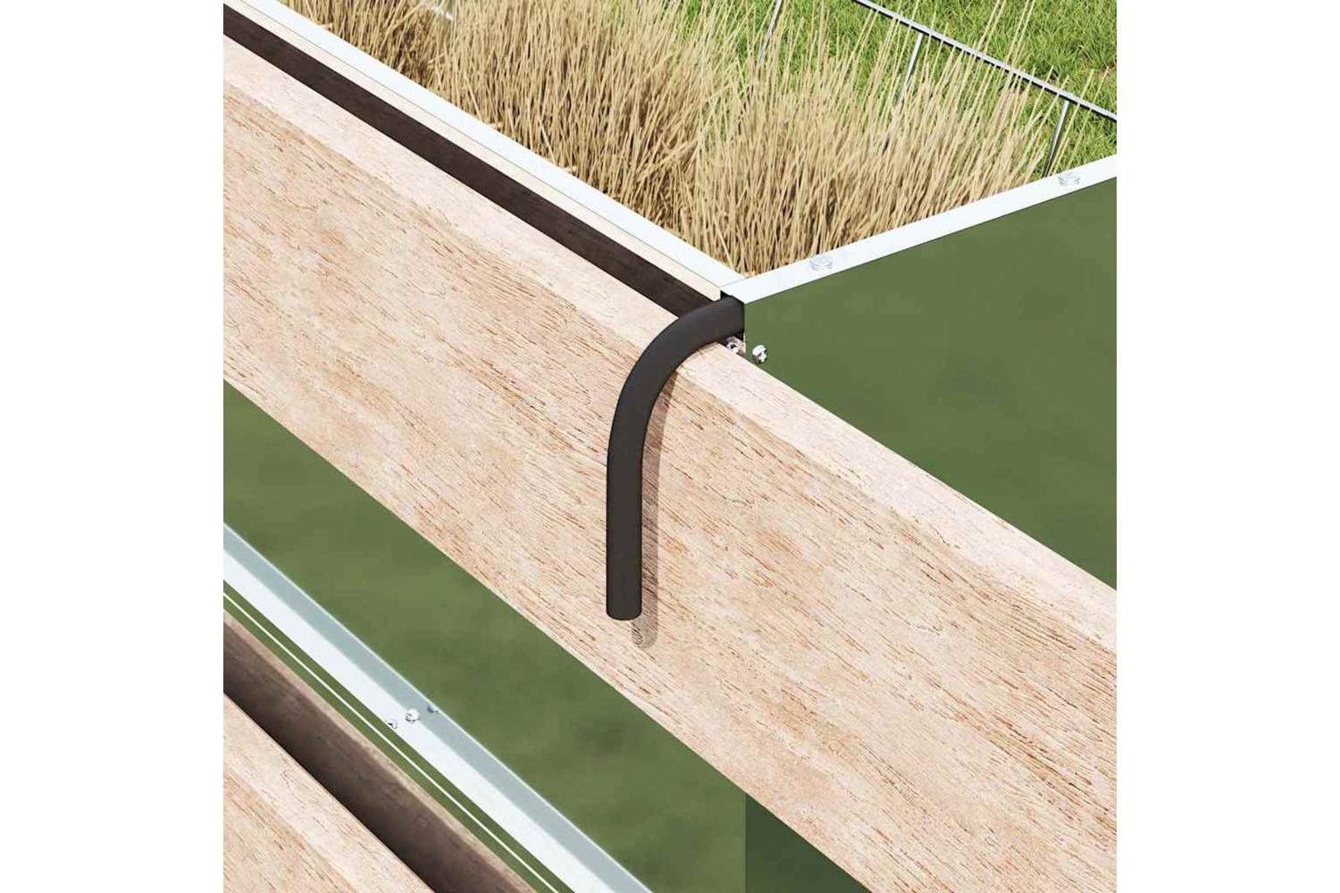 Vidaxl Hanging Hay Feeder Silver 61 X 33 X 66 Cm Galvanised Steel-4