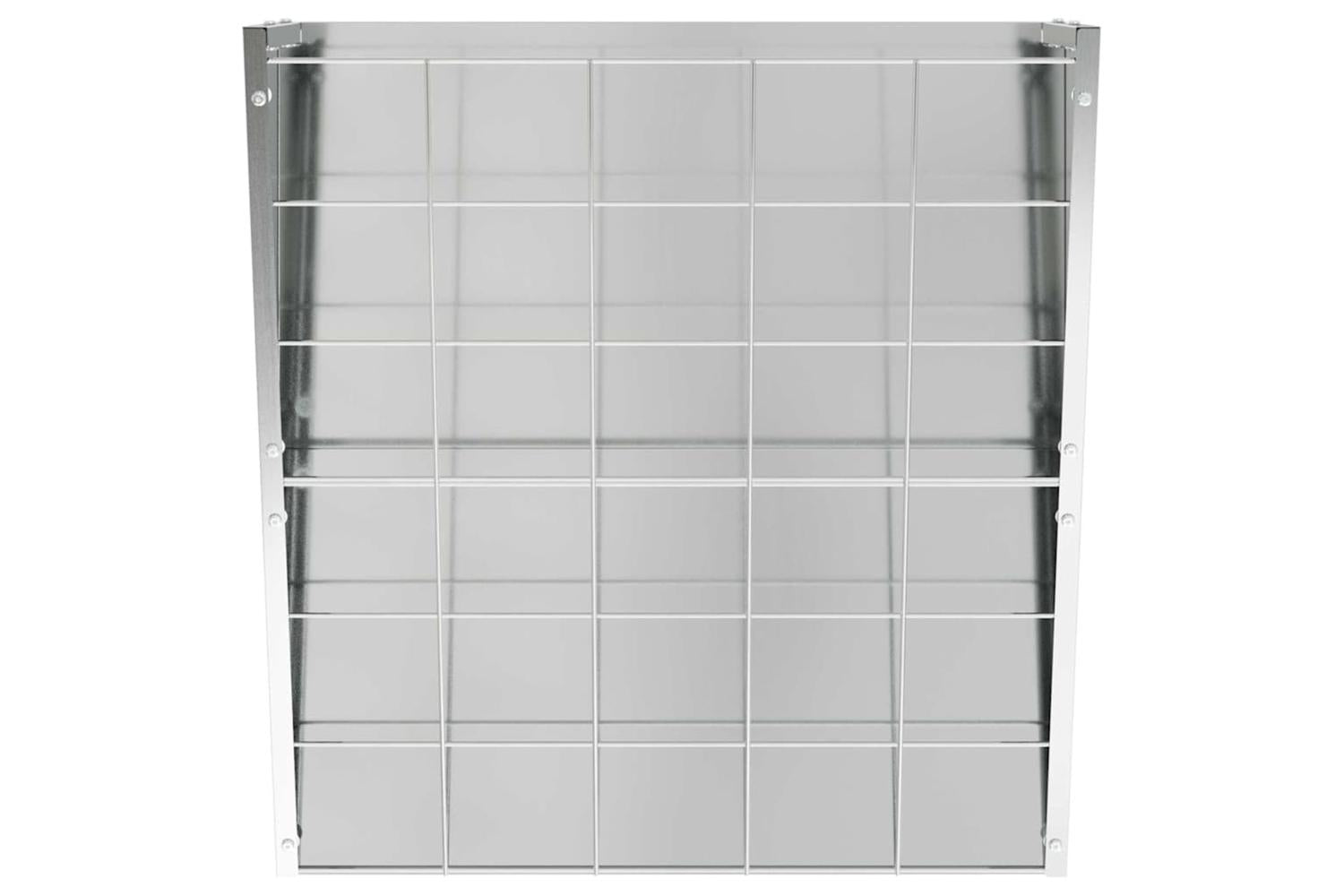 Vidaxl Hanging Hay Feeder Silver 61 X 33 X 66 Cm Galvanised Steel-5