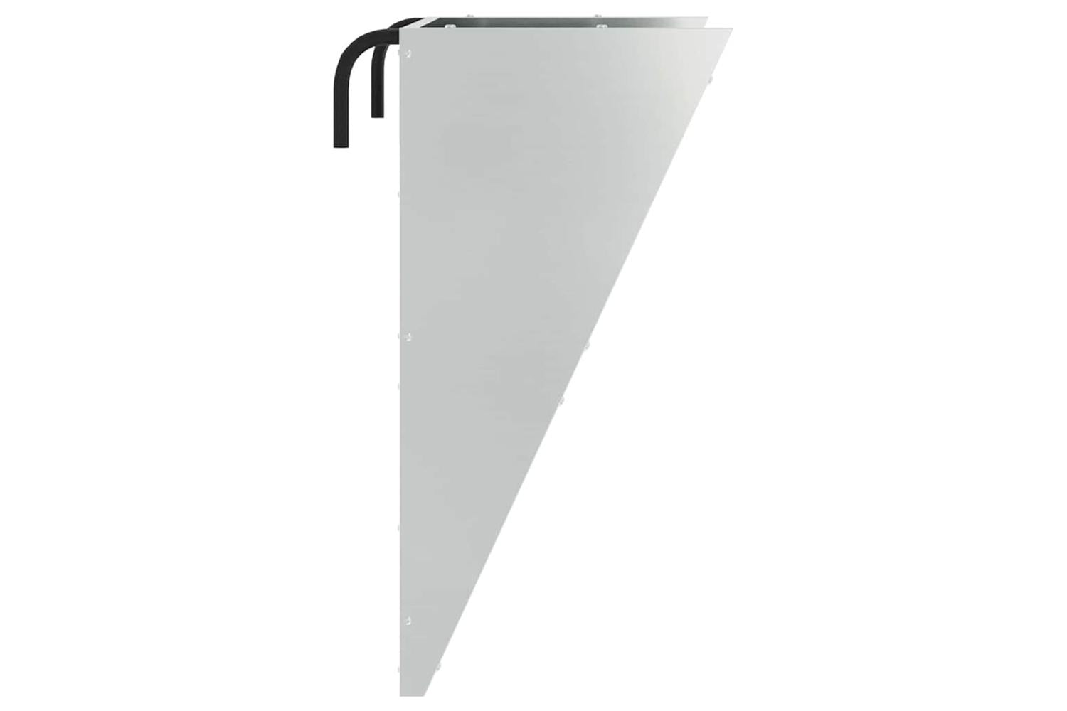 Vidaxl Hanging Hay Feeder Silver 61 X 33 X 66 Cm Galvanised Steel-6