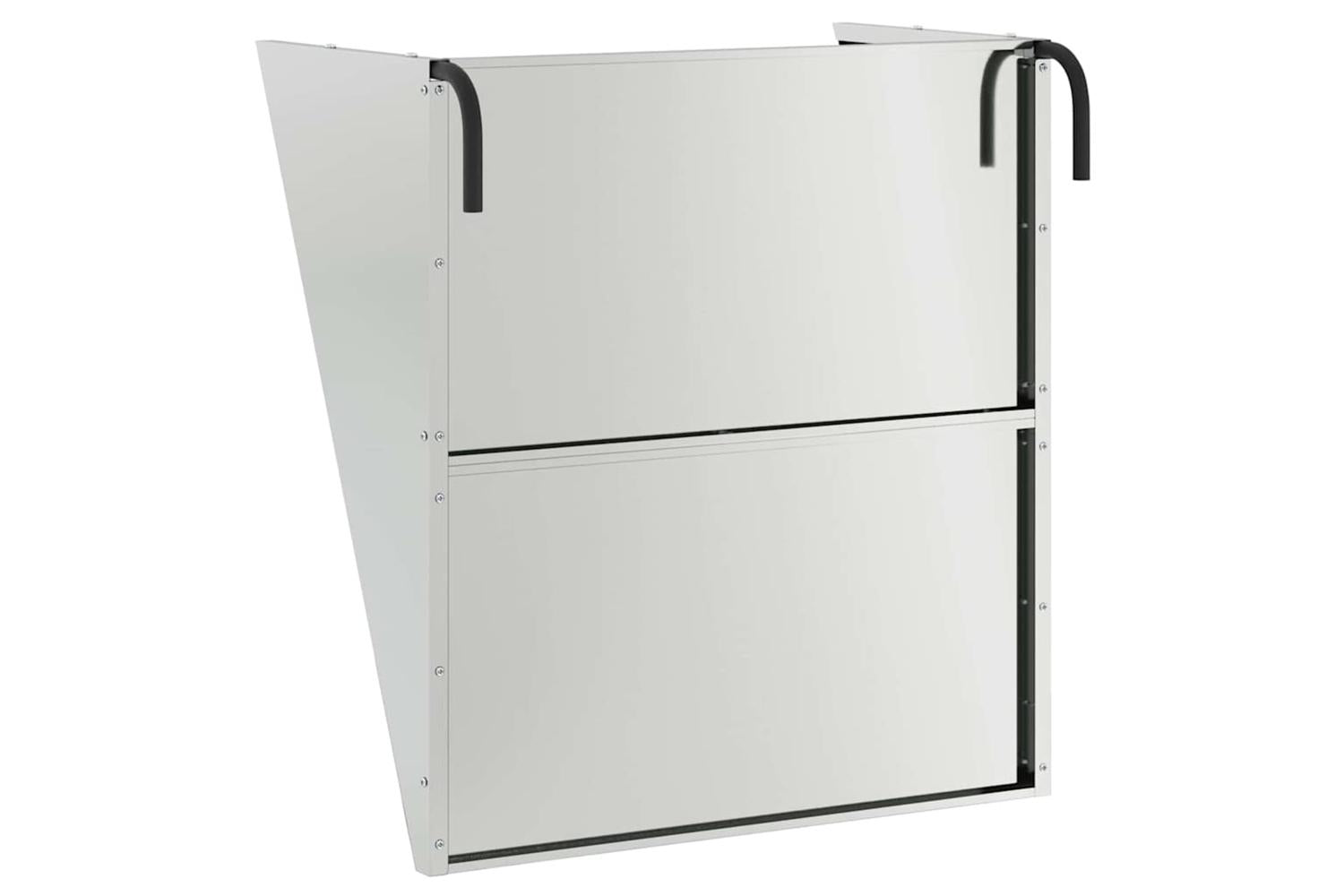 Vidaxl Hanging Hay Feeder Silver 61 X 33 X 66 Cm Galvanised Steel-7