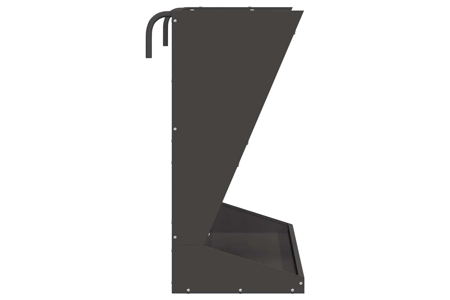 Vidaxl Hay Feeder Black 71 X 33 X 70 Cm Cold-rolled Steel-6
