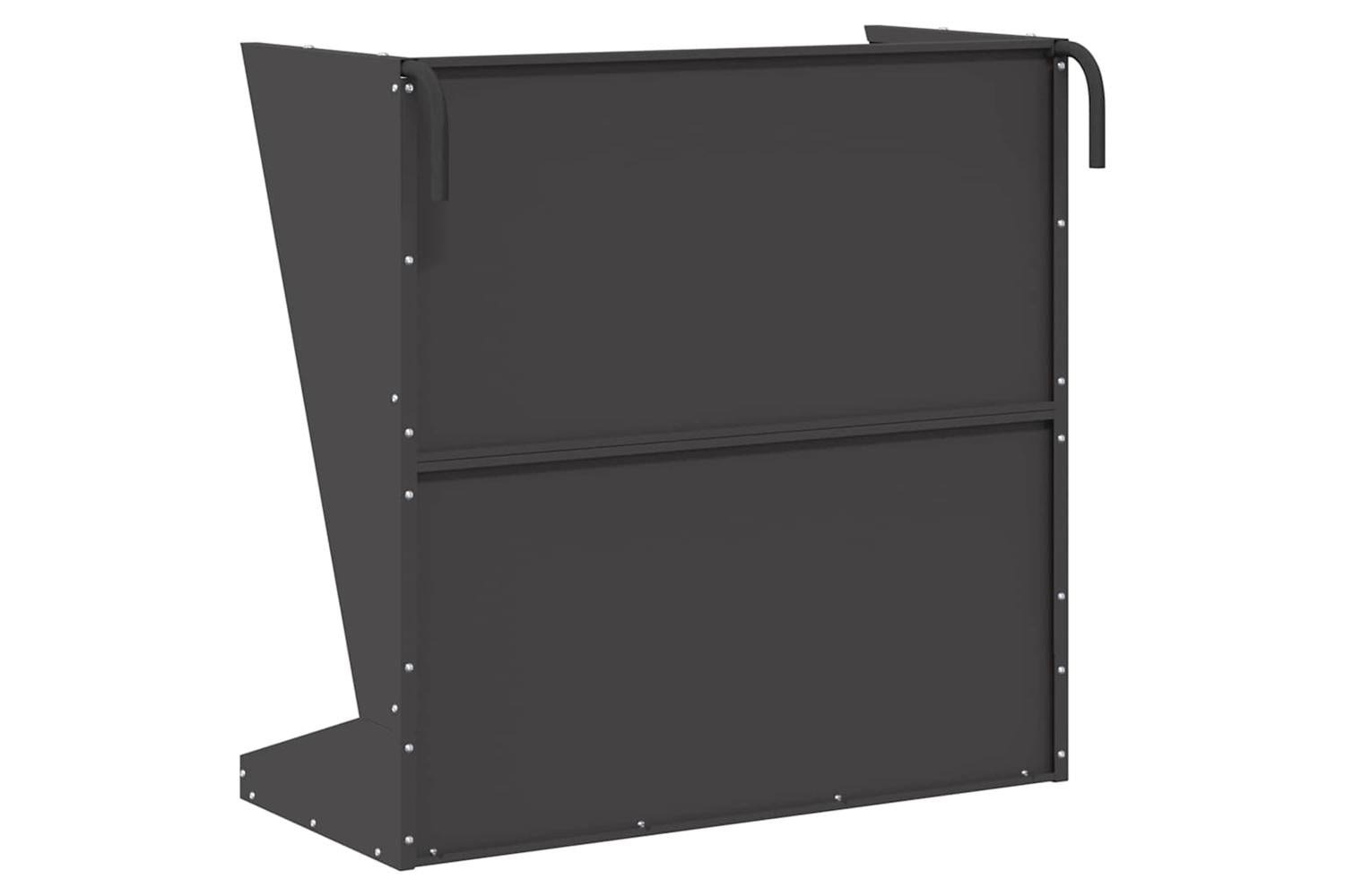Vidaxl Hay Feeder Black 71 X 33 X 70 Cm Cold-rolled Steel-7