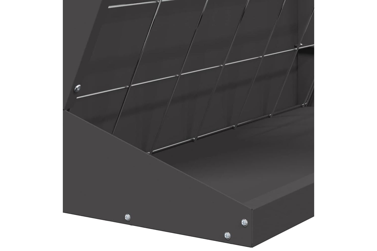 Vidaxl Hay Feeder Black 71 X 33 X 70 Cm Cold-rolled Steel-9