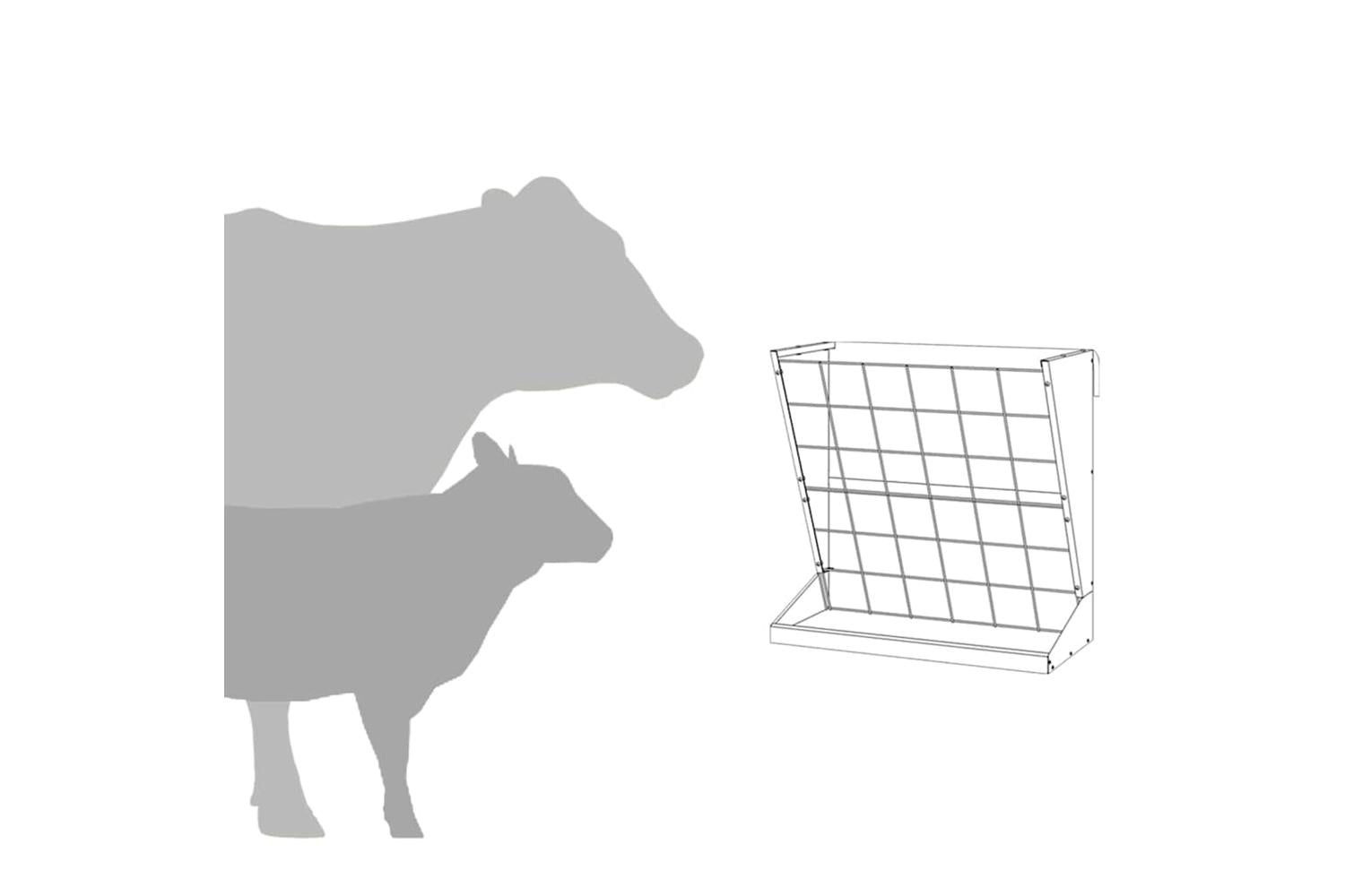 Vidaxl Hay Feeder Black 71 X 33 X 70 Cm Cold-rolled Steel-10