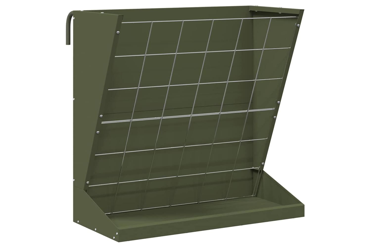 Vidaxl Hay Feeder Olive Green 71 X 33 X 70 Cm Cold-rolled Steel-2