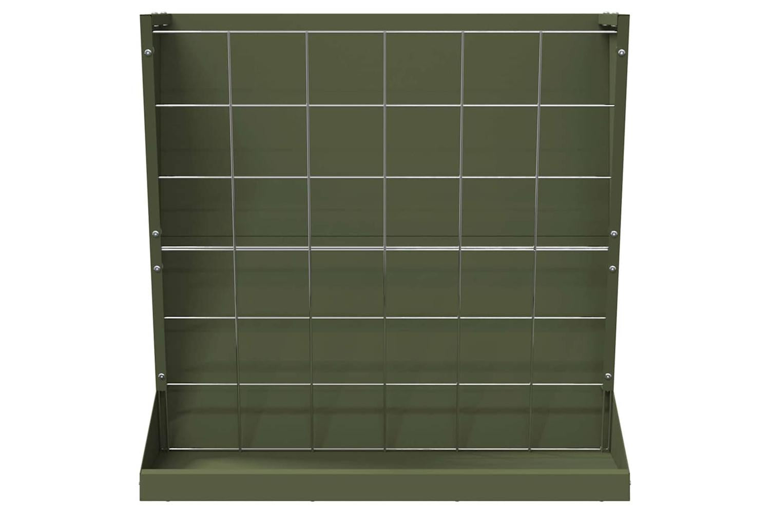 Vidaxl Hay Feeder Olive Green 71 X 33 X 70 Cm Cold-rolled Steel-5