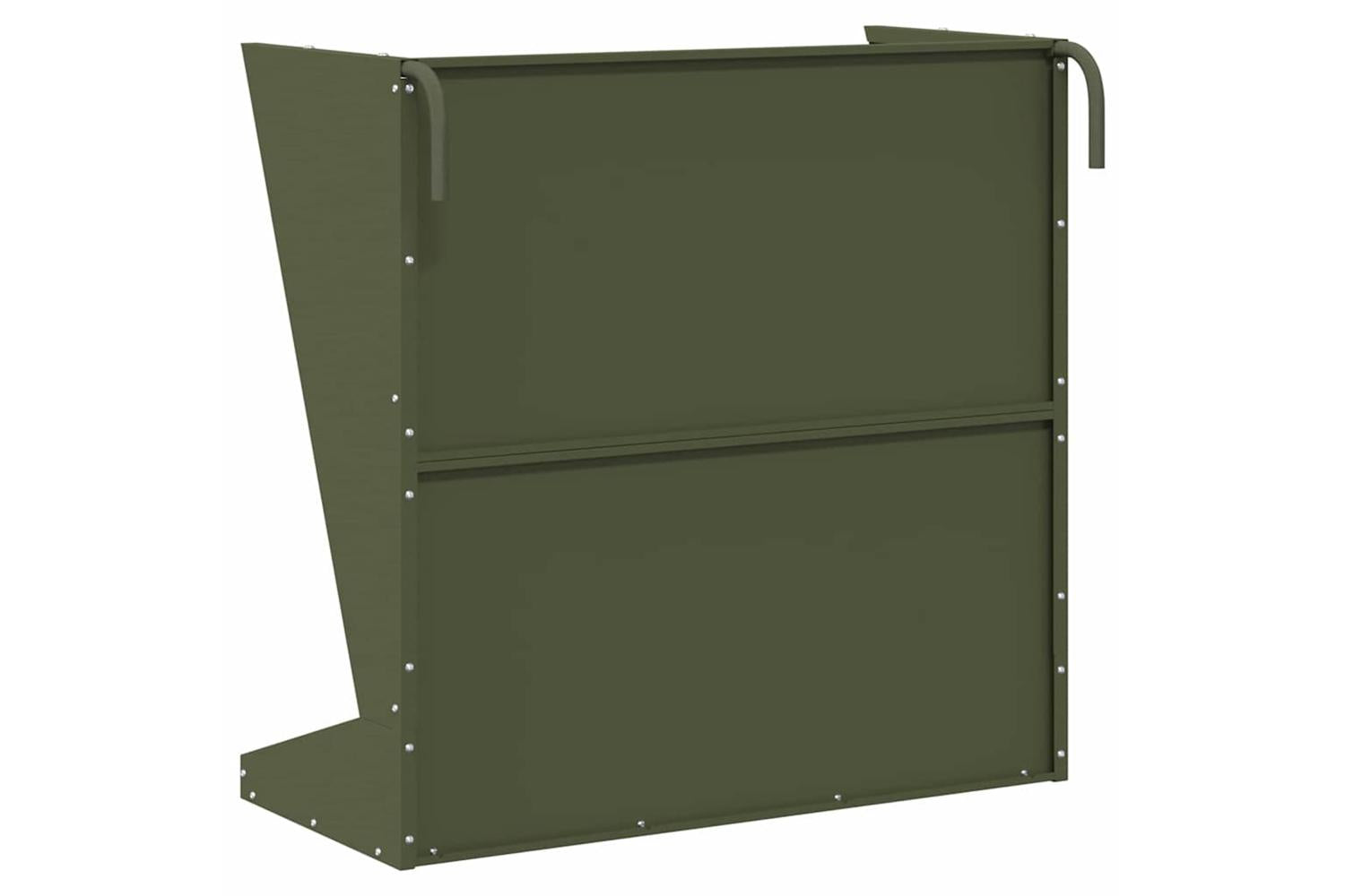 Vidaxl Hay Feeder Olive Green 71 X 33 X 70 Cm Cold-rolled Steel-7
