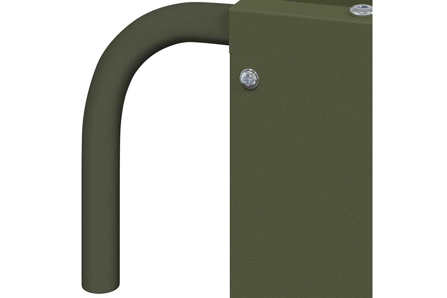 Vidaxl Hay Feeder Olive Green 71 X 33 X 70 Cm Cold-rolled Steel-8
