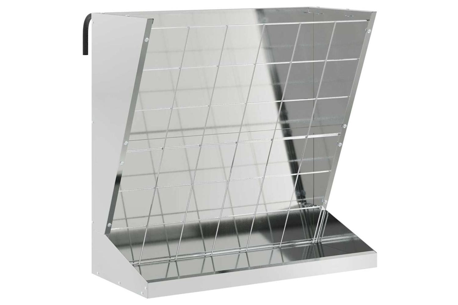 Vidaxl Hay Feeder Silver 71 X 33 X 70 Cm Galvanised Steel-2