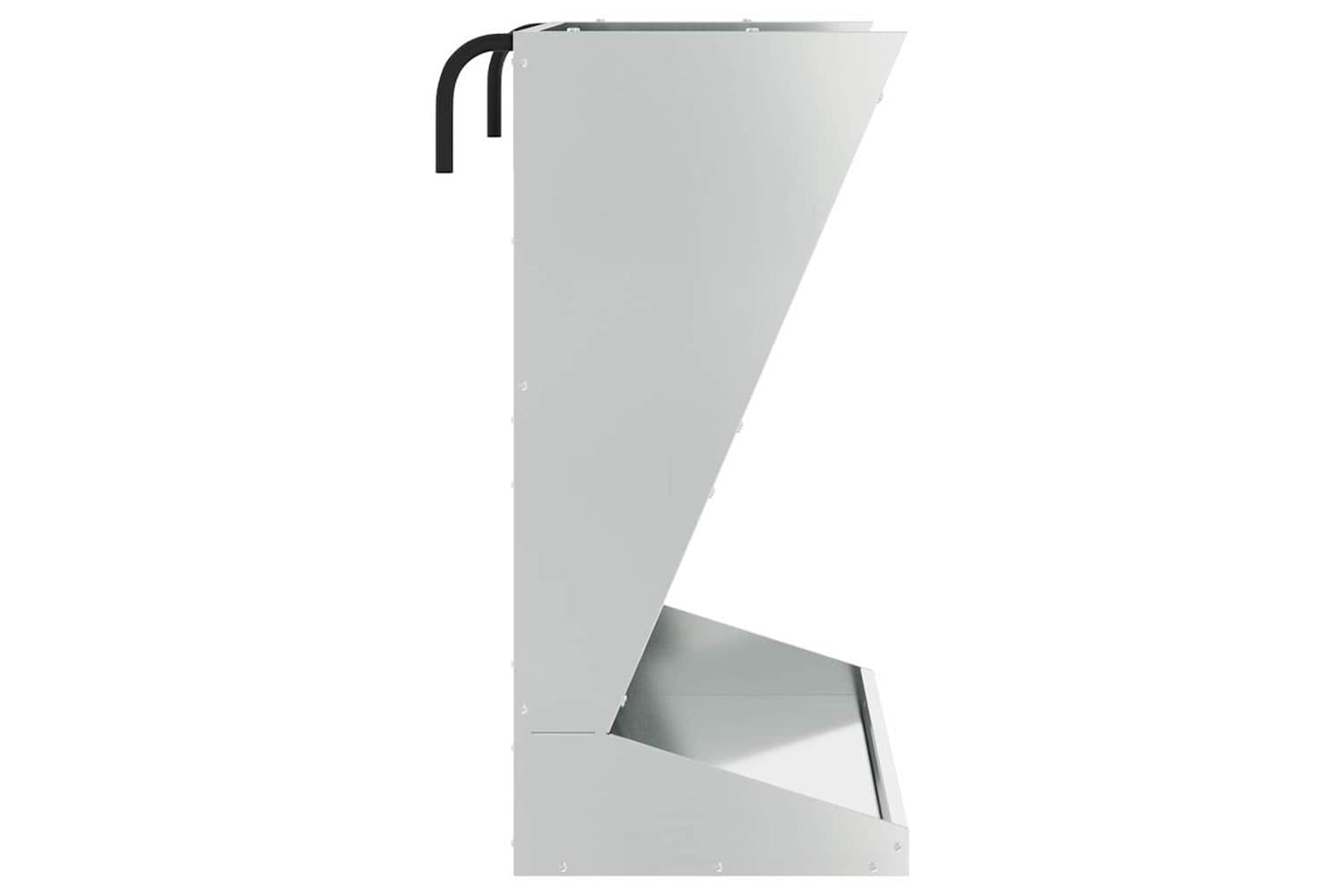 Vidaxl Hay Feeder Silver 71 X 33 X 70 Cm Galvanised Steel-6