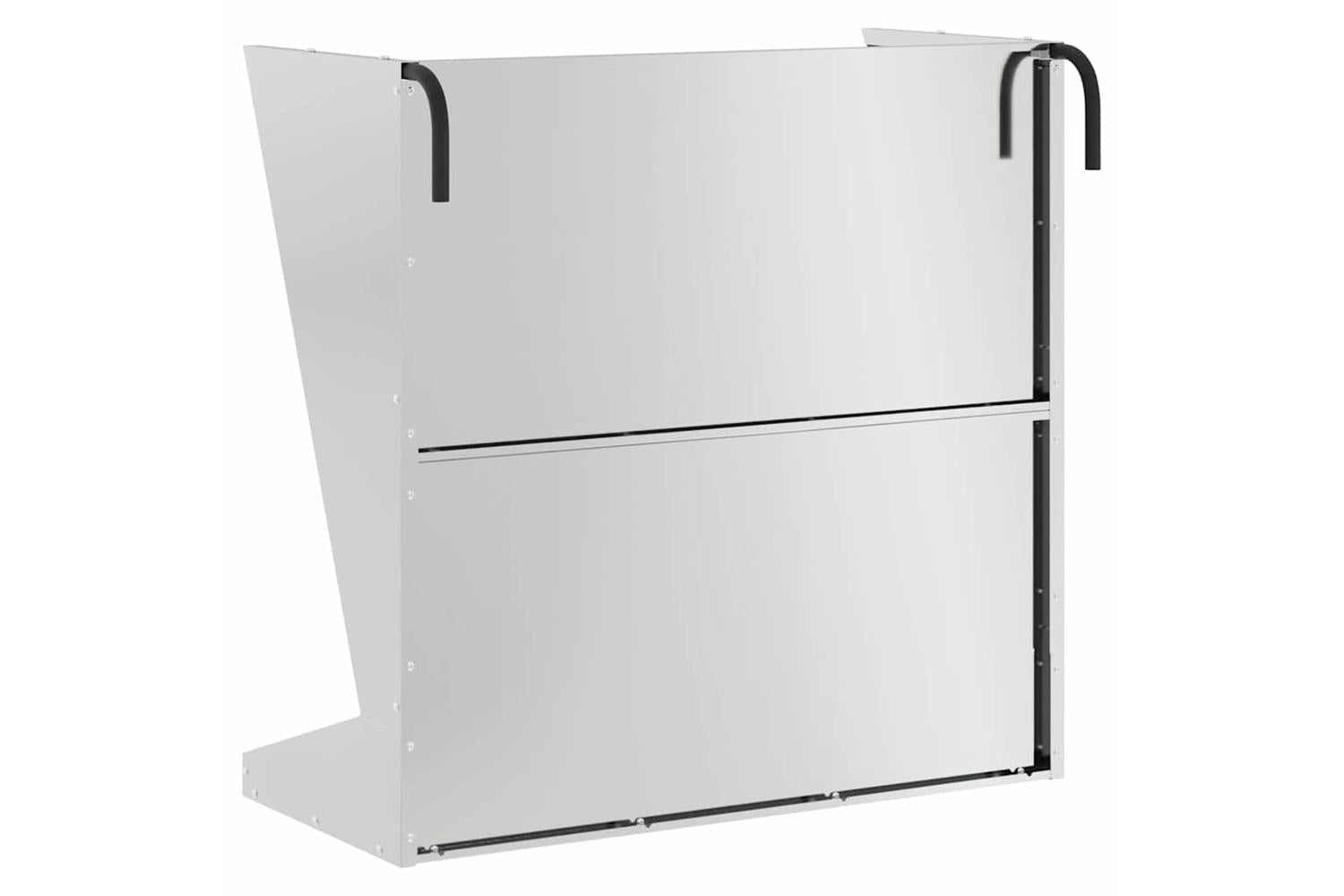 Vidaxl Hay Feeder Silver 71 X 33 X 70 Cm Galvanised Steel-7