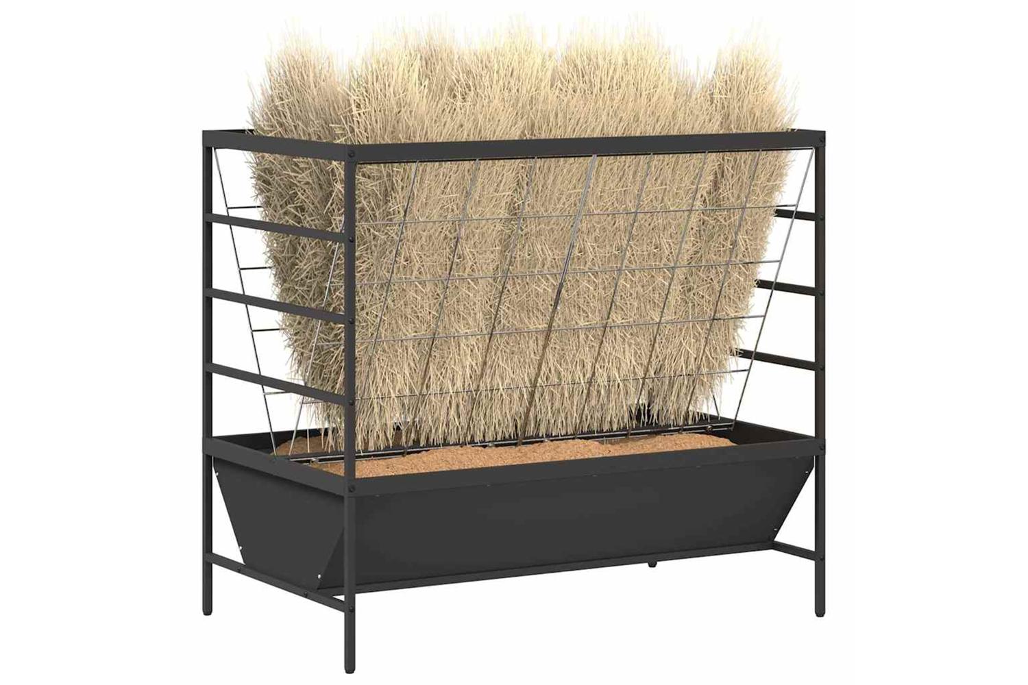 Vidaxl Livestock Feeder Black 100 X 60 X 90 Cm Cold-rolled Steel-3
