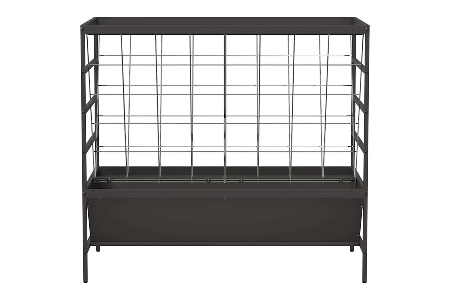 Vidaxl Livestock Feeder Black 100 X 60 X 90 Cm Cold-rolled Steel-5