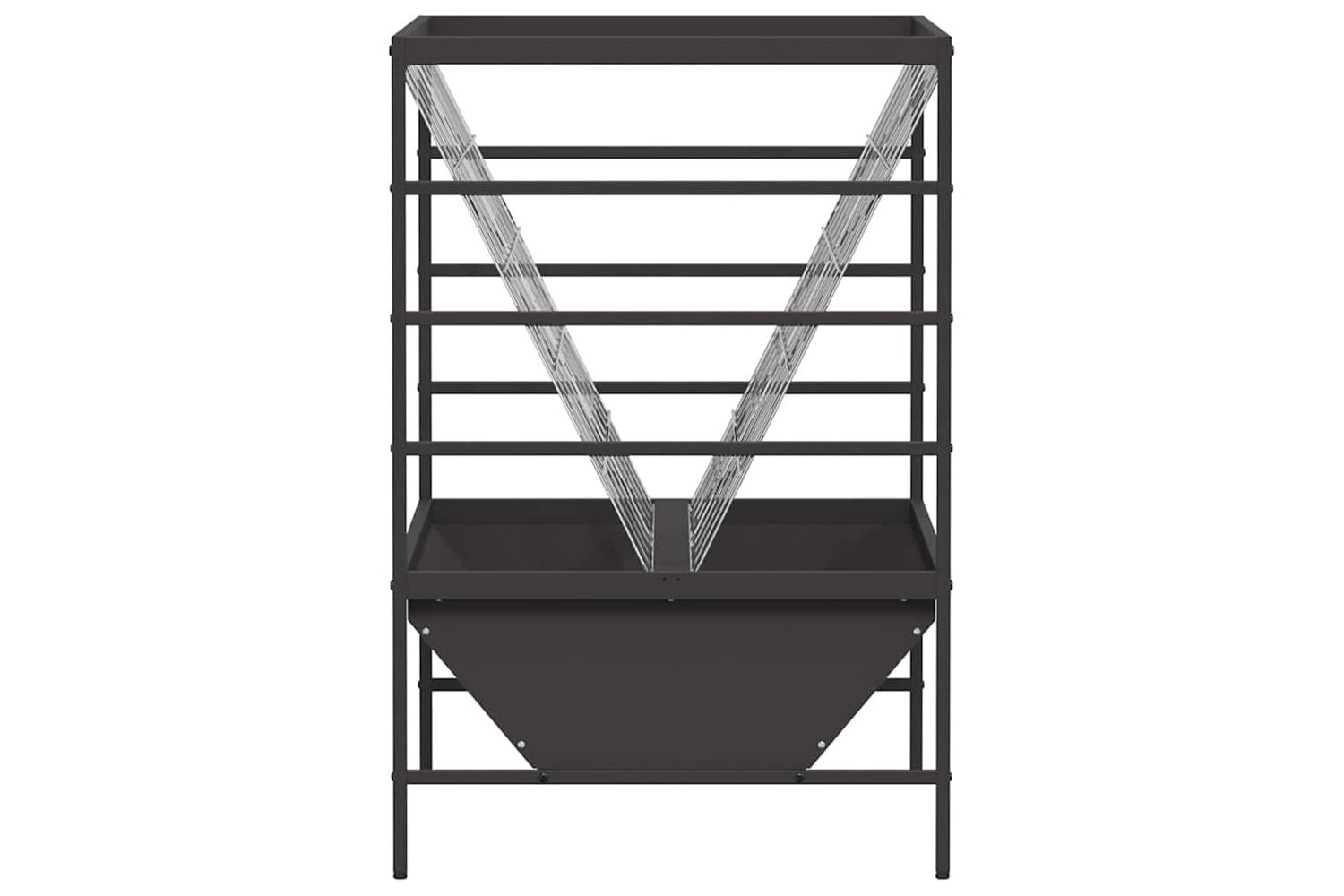 Vidaxl Livestock Feeder Black 100 X 60 X 90 Cm Cold-rolled Steel-6