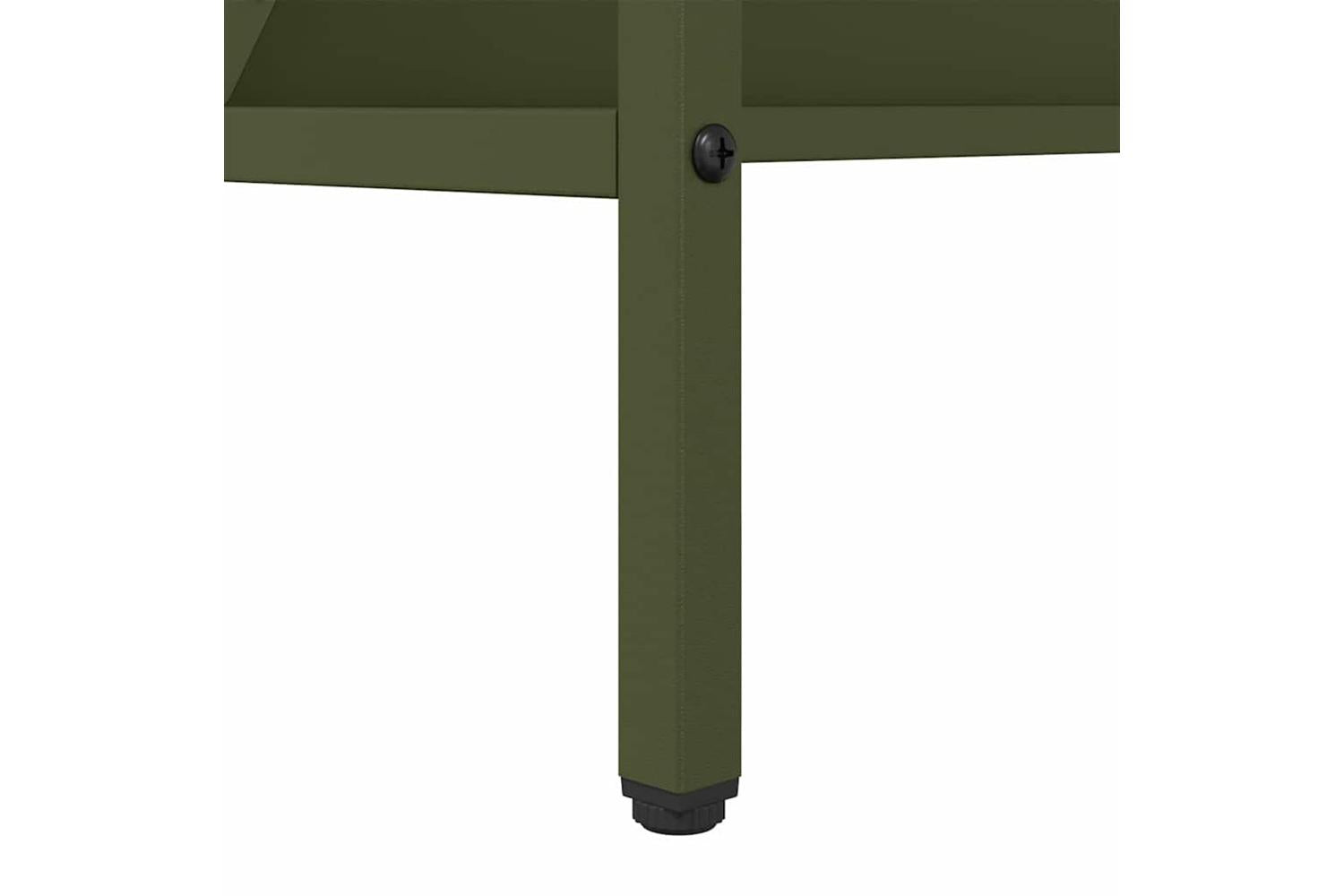 Vidaxl Livestock Feeder Olive Green 100 X 60 X 90 Cm Cold-rolled Steel-8