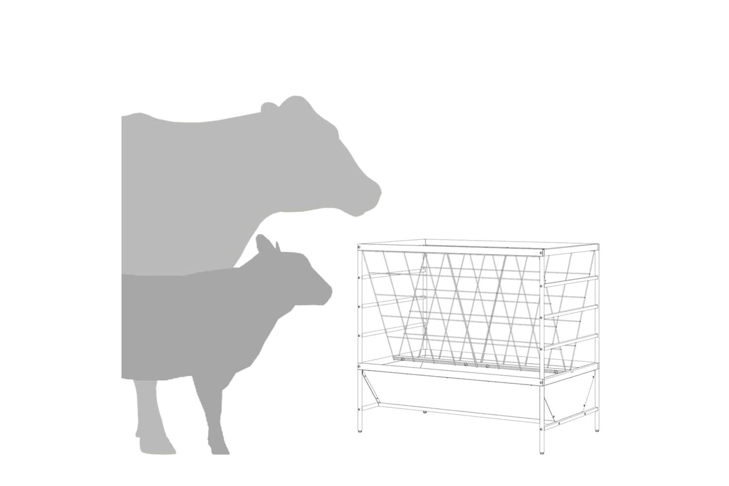 Vidaxl Livestock Feeder Olive Green 100 X 60 X 90 Cm Cold-rolled Steel-9