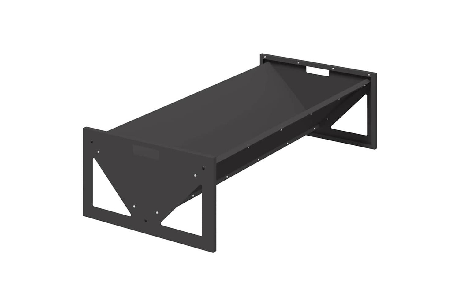 Vidaxl Livestock Feeding Trough Black 108 X 50 X 28 Cm-2