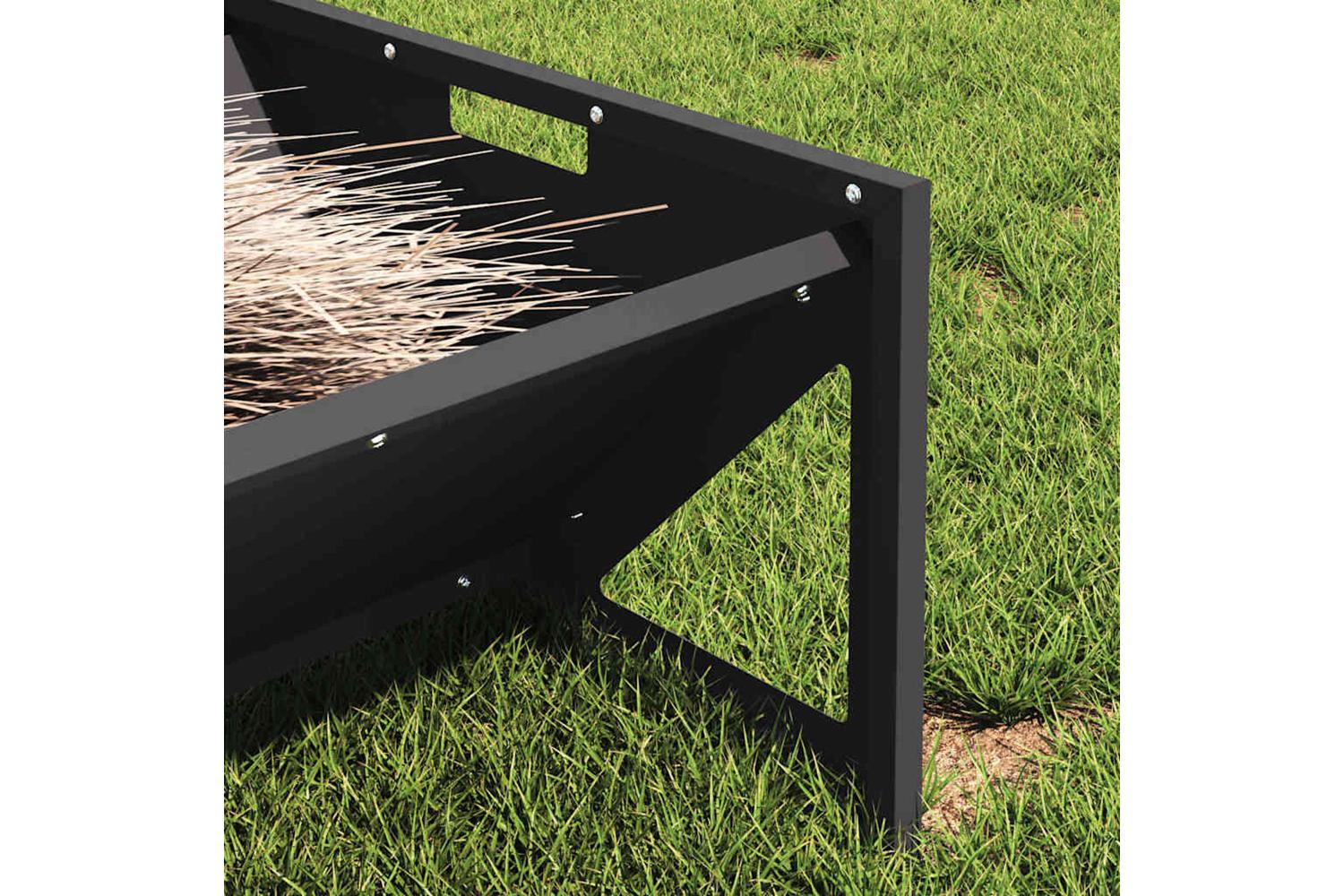 Vidaxl Livestock Feeding Trough Black 108 X 50 X 28 Cm-4