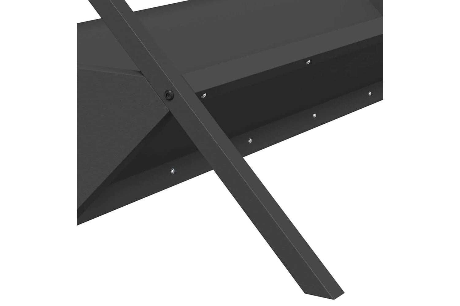 Vidaxl Livestock Feeding Trough Black 111 X 76 X 38 Cm-7
