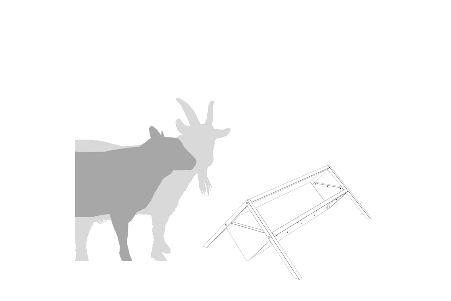 Vidaxl Livestock Feeding Trough Black 111 X 76 X 38 Cm-9