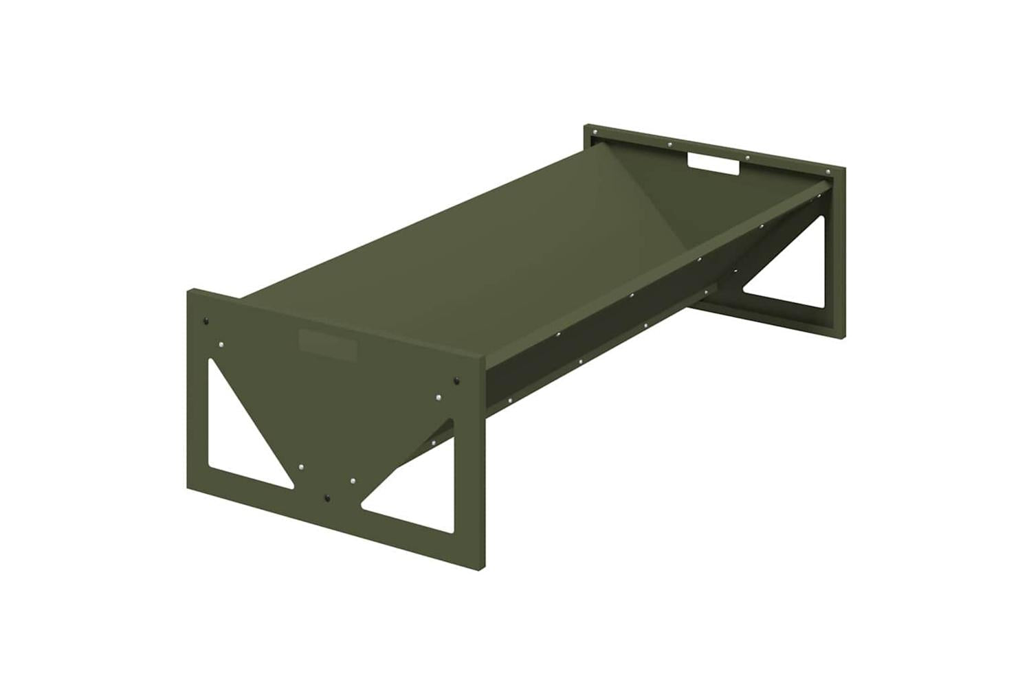 Vidaxl Livestock Feeding Trough Olive Green 108 X 50 X 28 Cm-2