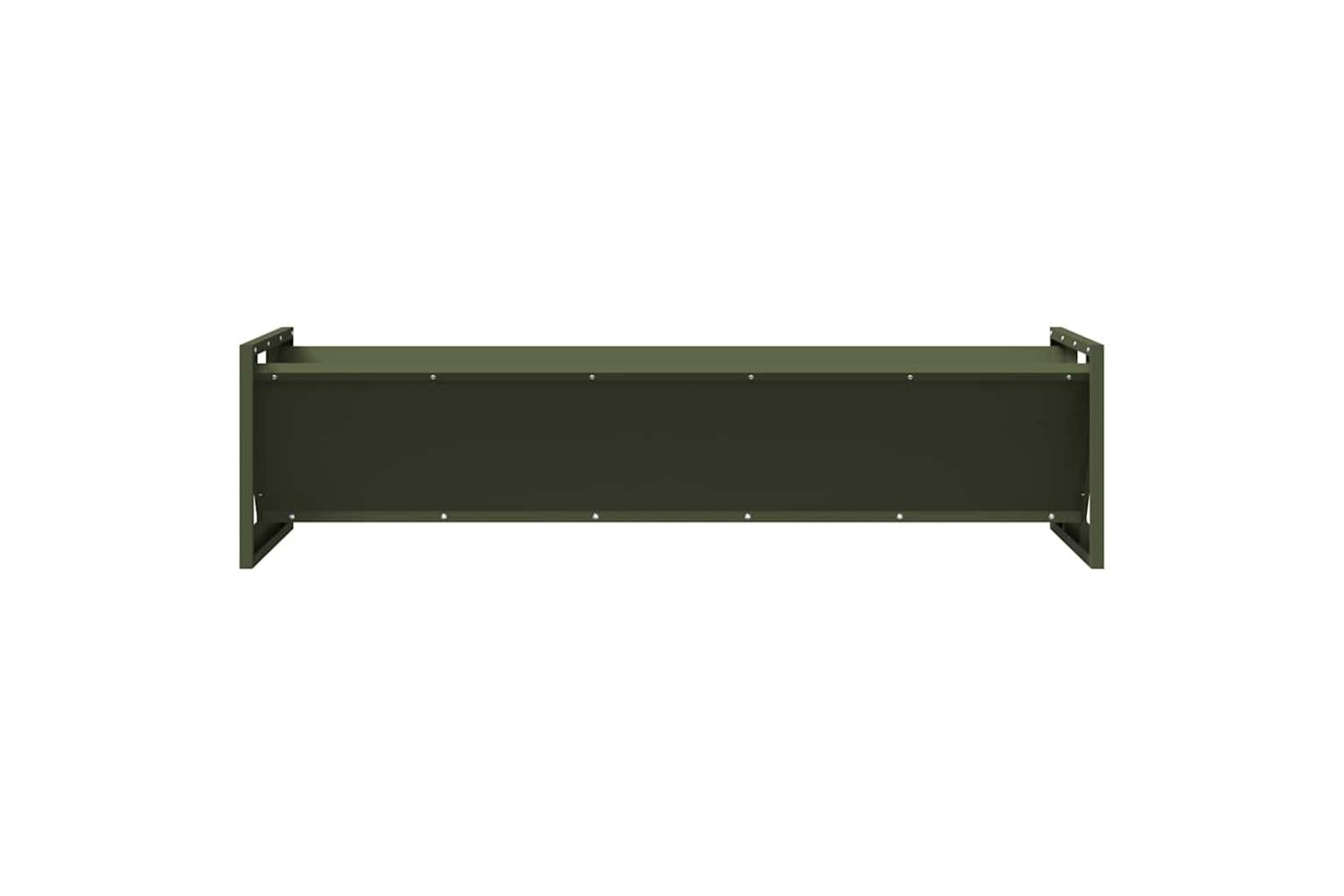Vidaxl Livestock Feeding Trough Olive Green 108 X 50 X 28 Cm-5