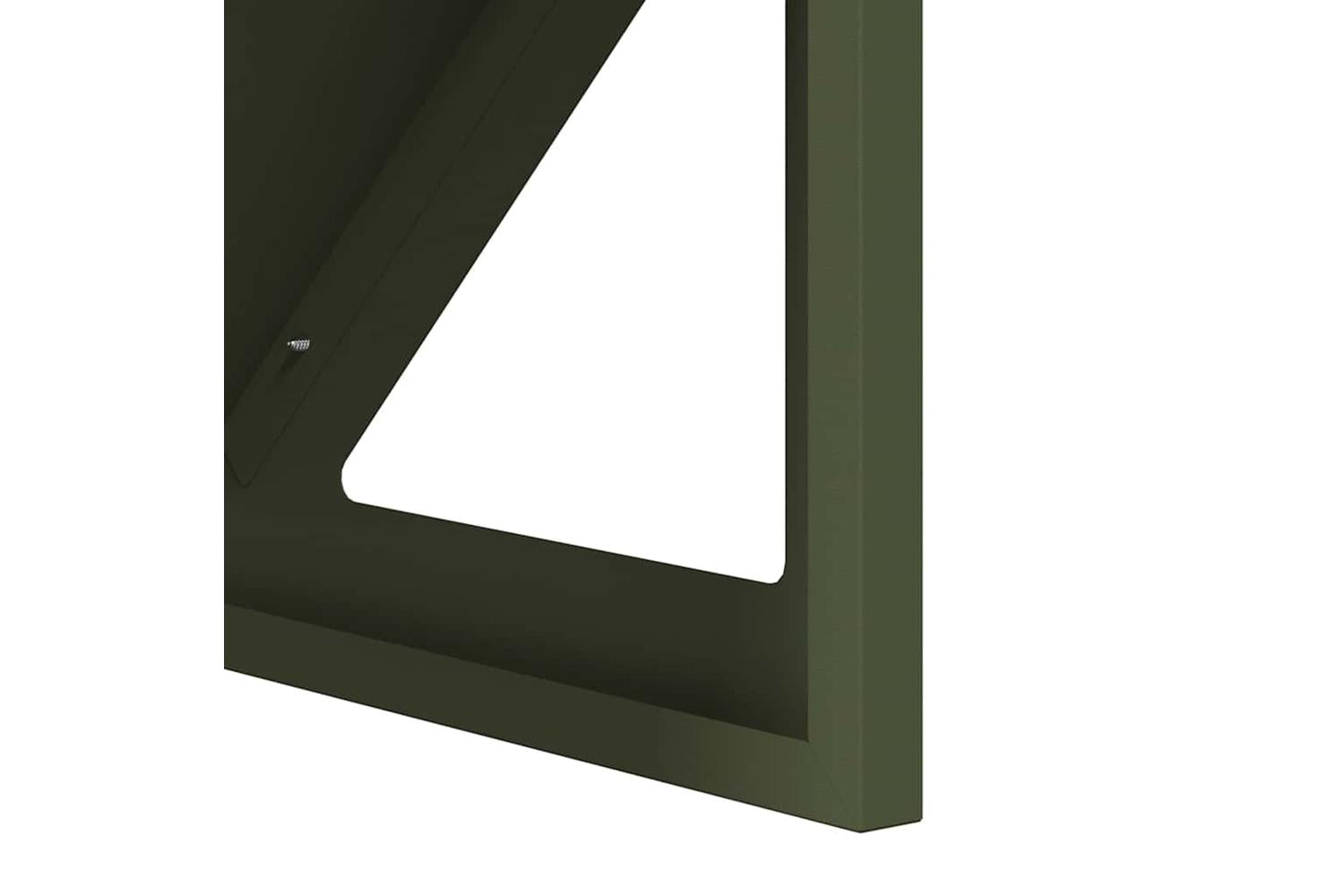 Vidaxl Livestock Feeding Trough Olive Green 108 X 50 X 28 Cm-7