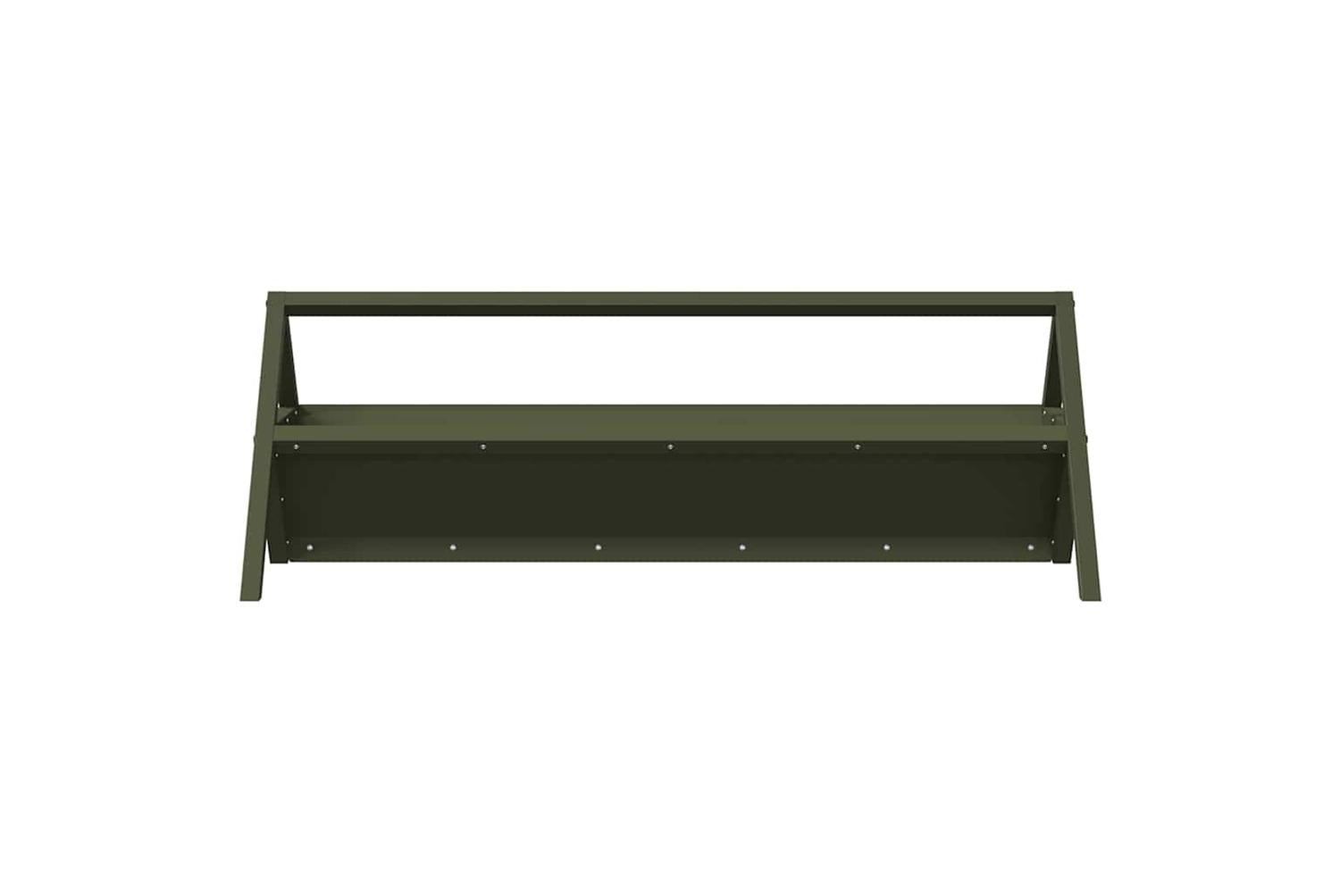 Vidaxl Livestock Feeding Trough Olive Green 111 X 76 X 38 Cm-5