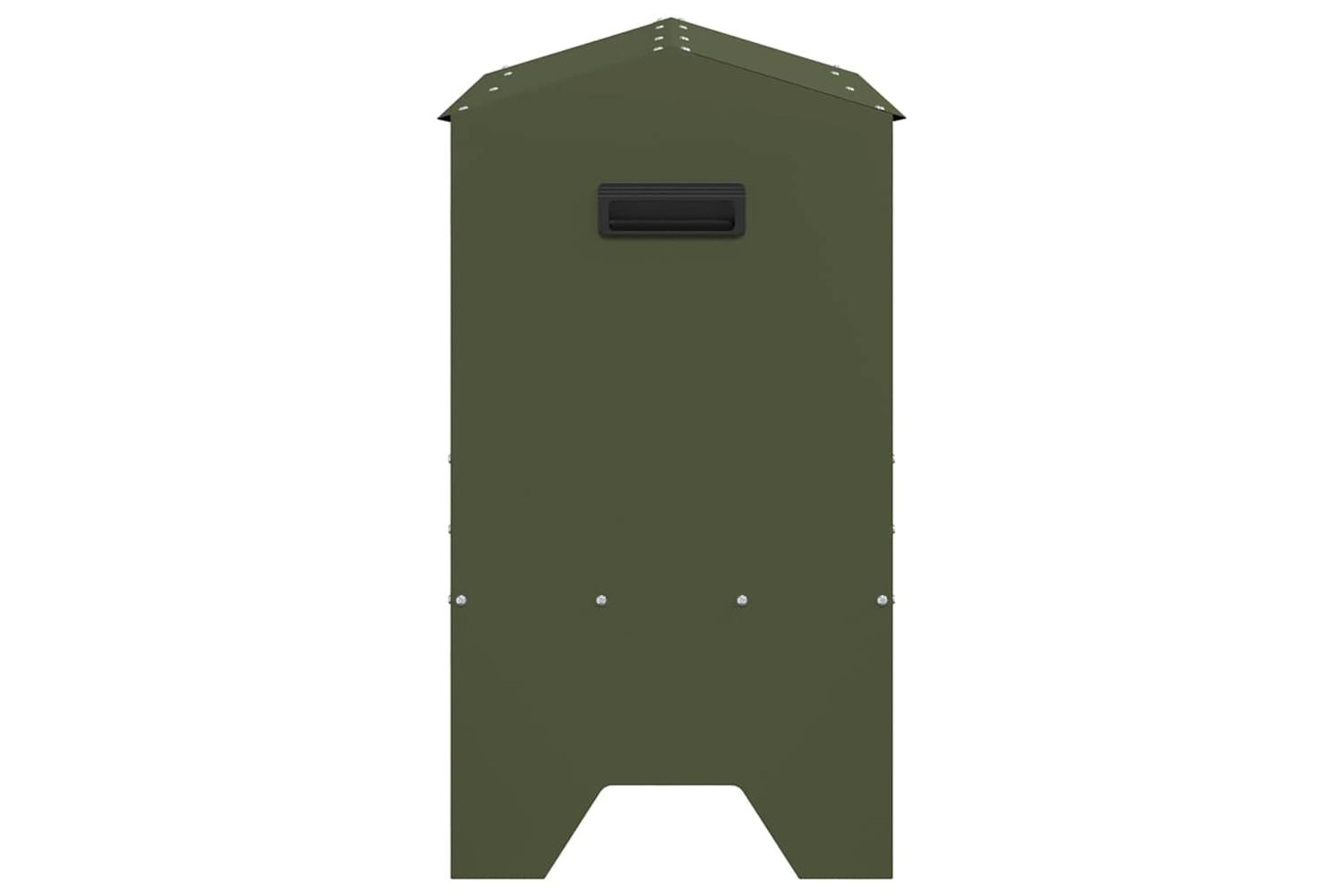Vidaxl Livestock Feeding Trough Olive Green 79 X 35 X 62 Cm-6