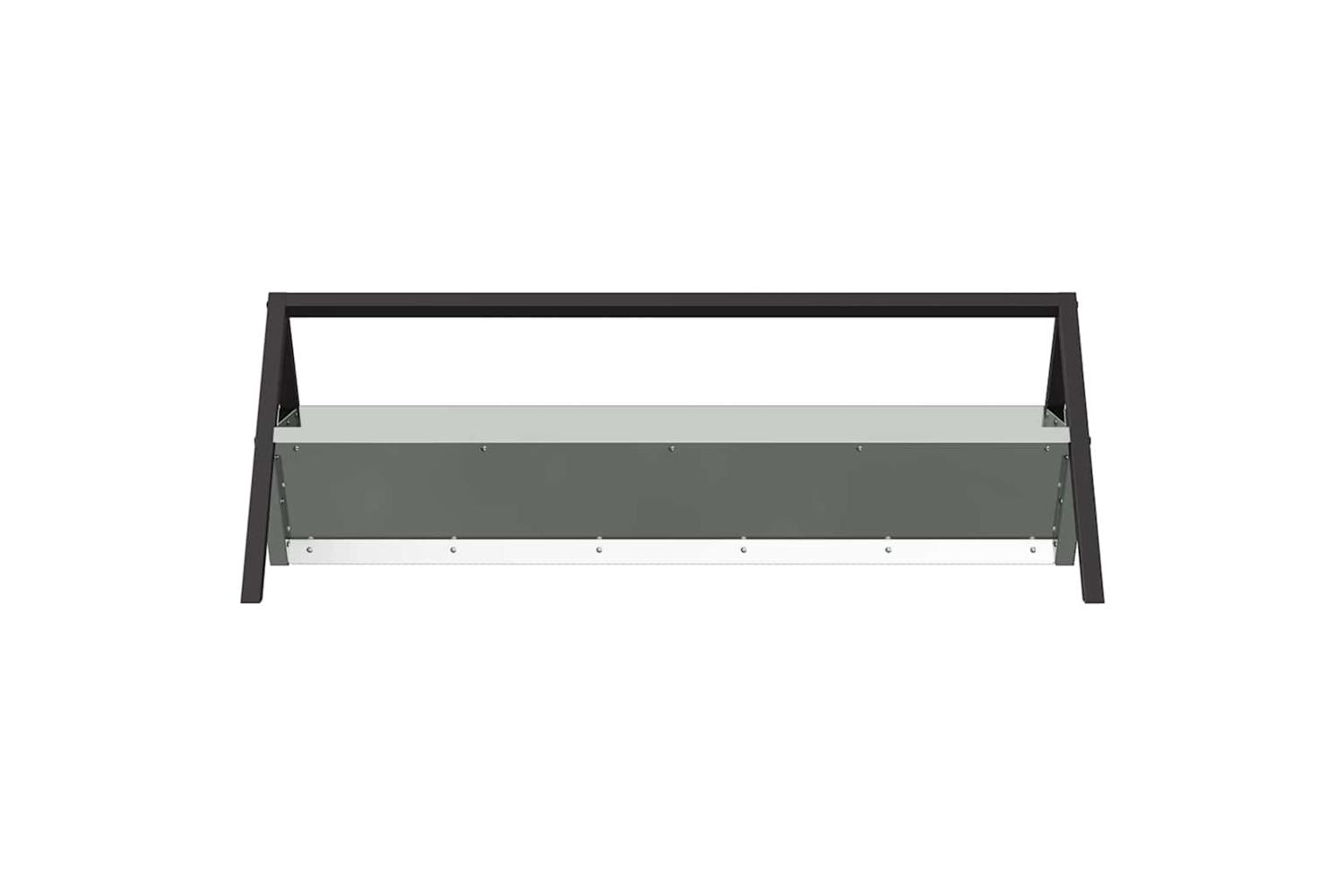 Vidaxl Livestock Feeding Trough Silver 111 X 76 X 38 Cm-5