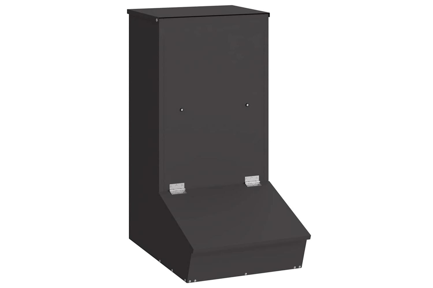 Vidaxl Pig Feeder Black 55 X 38 X 76 Cm Cold-rolled Steel-2