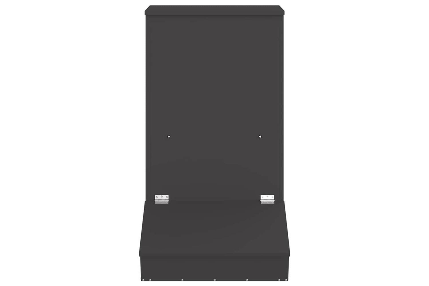Vidaxl Pig Feeder Black 55 X 51 X 915 Cm Cold-rolled Steel-4