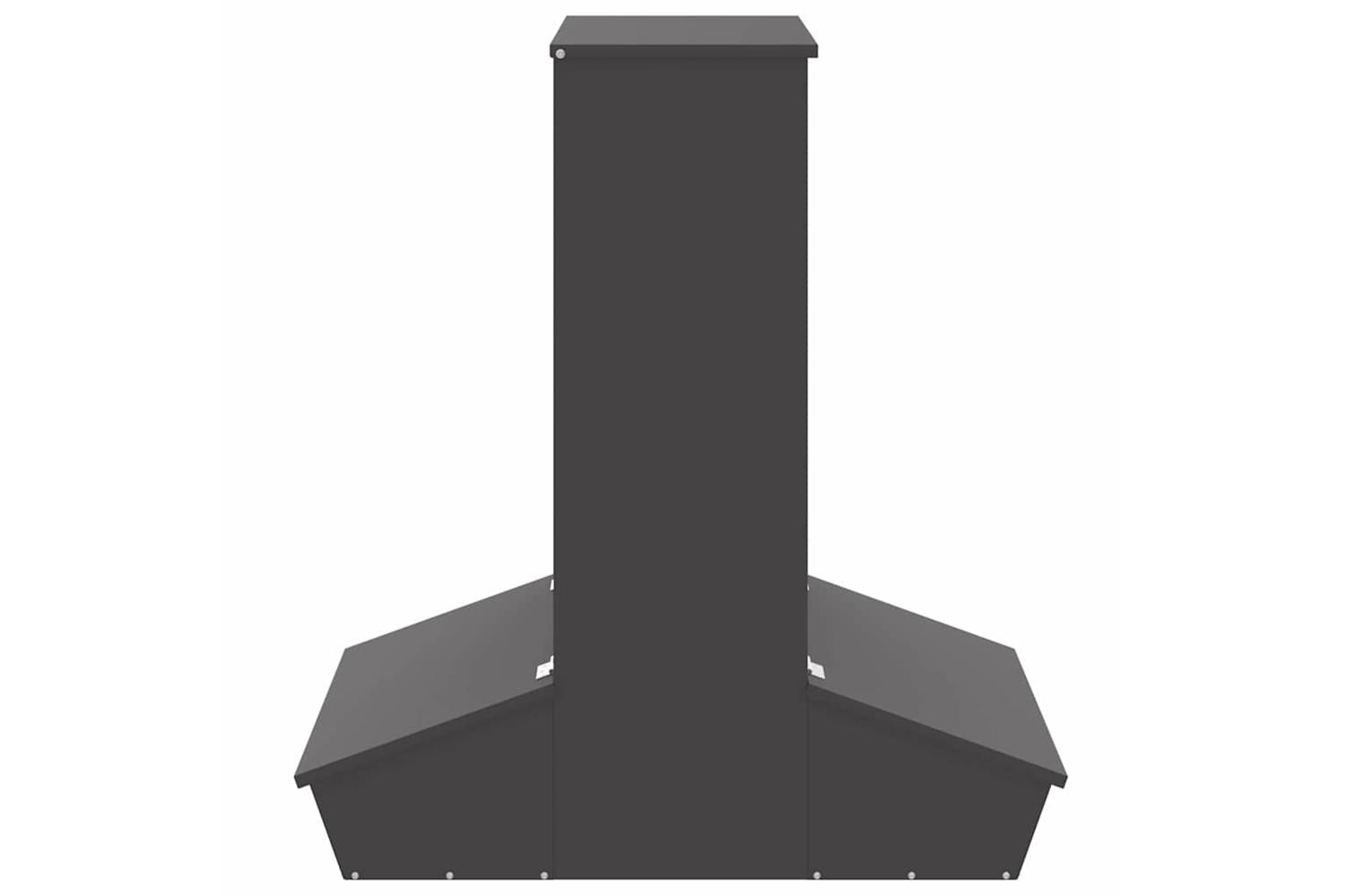 Vidaxl Pig Feeder Black 82 X 51 X 915 Cm Cold-rolled Steel-5