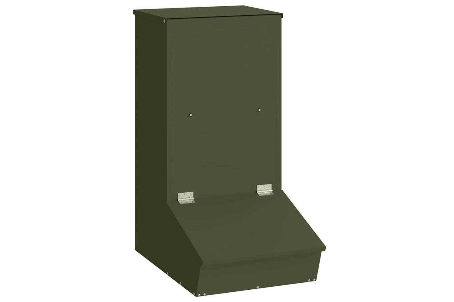 Vidaxl Pig Feeder Olive Green 55 X 38 X 76 Cm Cold-rolled Steel-2