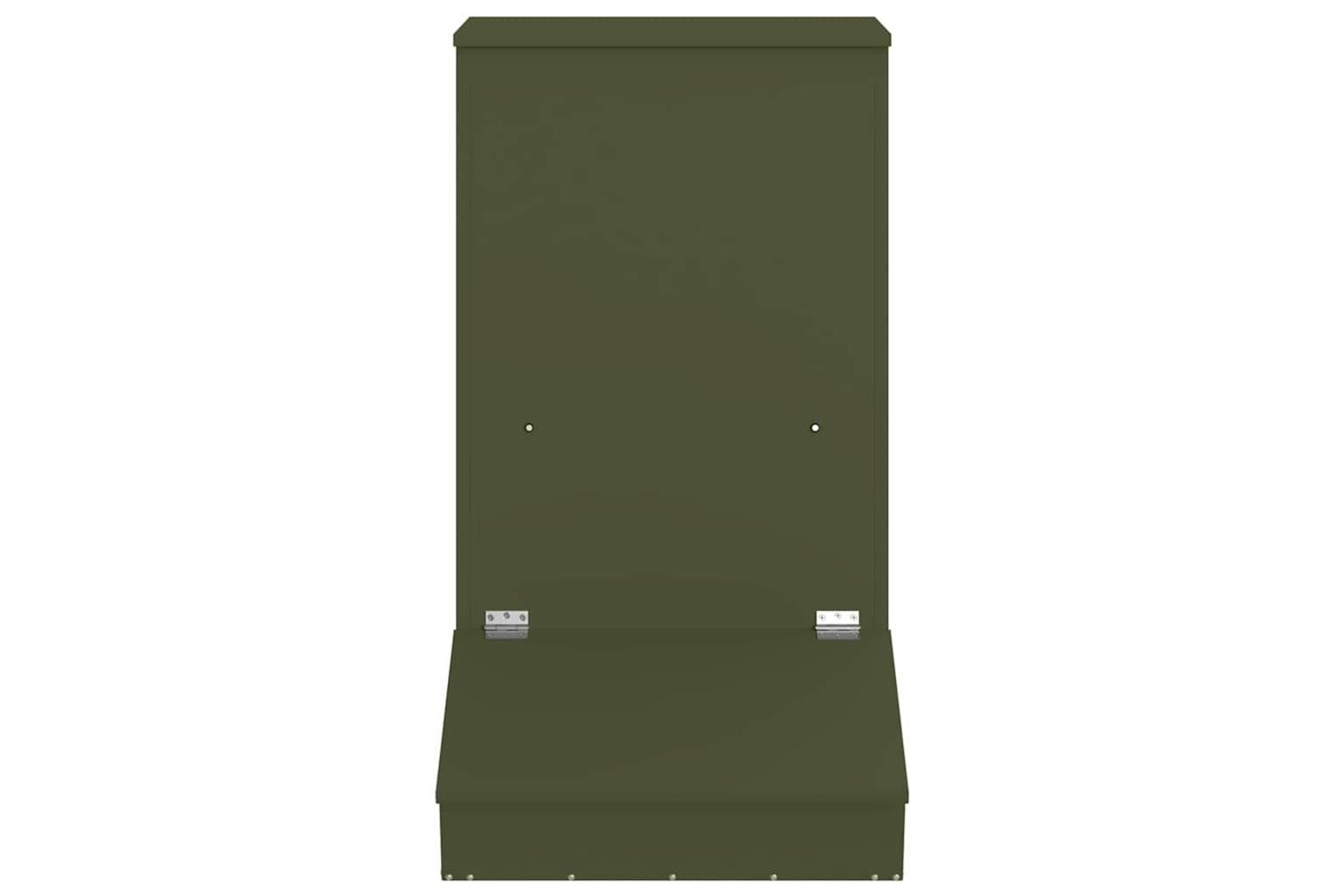 Vidaxl Pig Feeder Olive Green 55 X 51 X 915 Cm Cold-rolled Steel-4