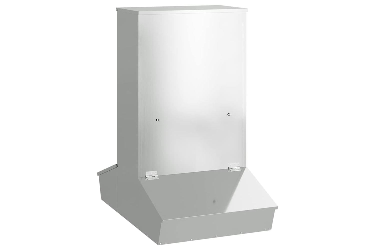 Vidaxl Pig Feeder Silver 82 X 51 X 915 Cm Galvanised Steel-2