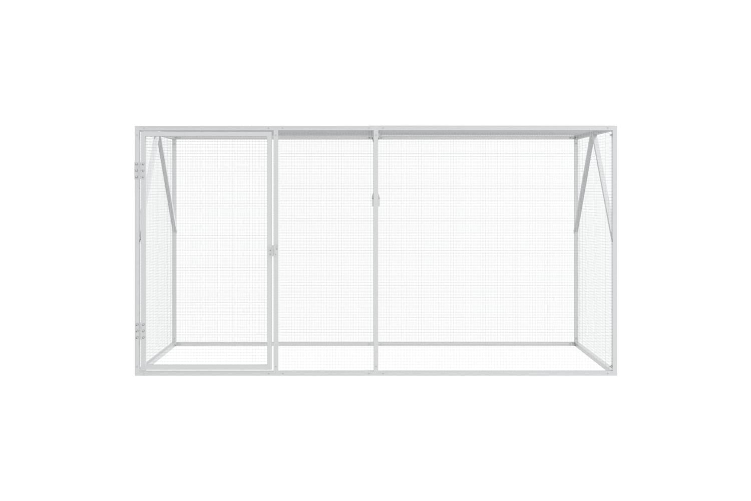 Vidaxl Bird Cage Anthracite 208 X 102 X 108 Cm Galvanised Steel-3