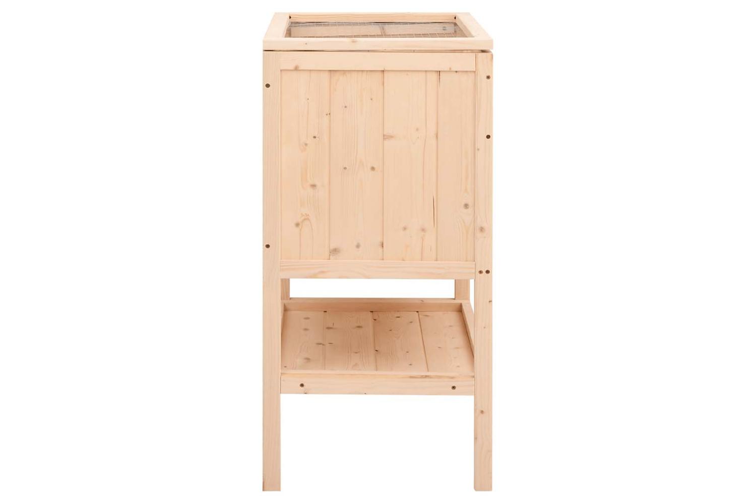 Vidaxl Hamster Cage 55x40x80 Cm Solid Wood Fir-5