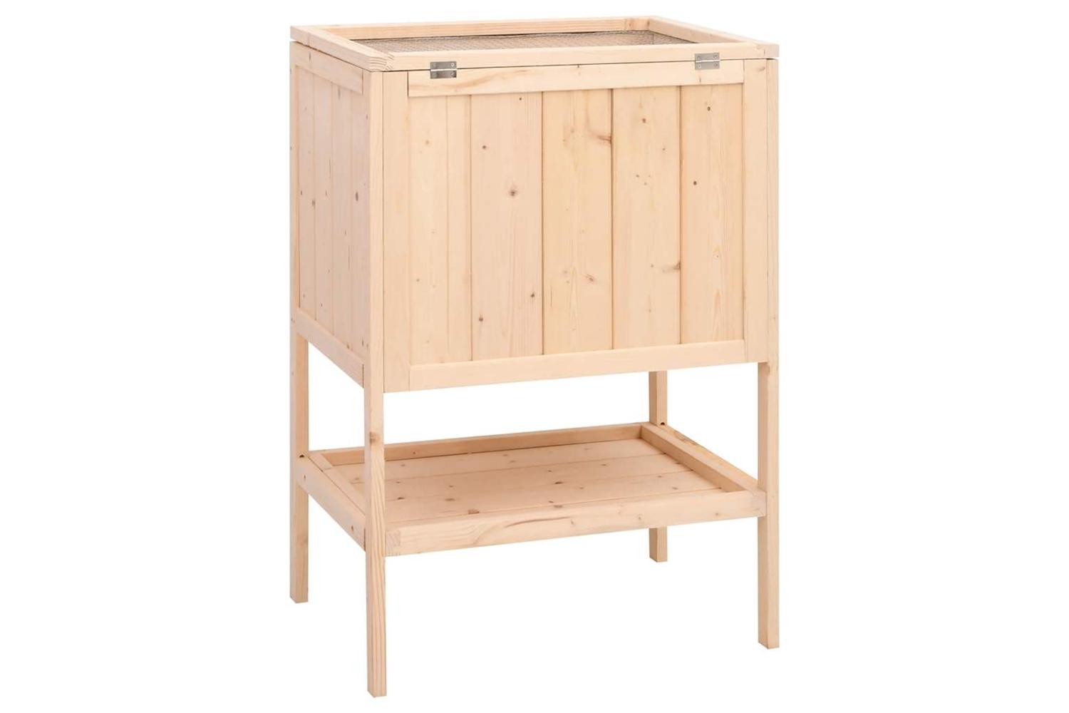Vidaxl Hamster Cage 55x40x80 Cm Solid Wood Fir-6