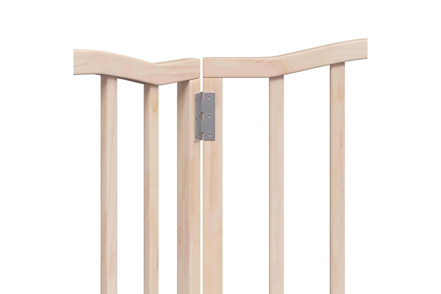 Vidaxl Dog Gate Foldable 3 Panels 150 Cmpoplar Wood-8
