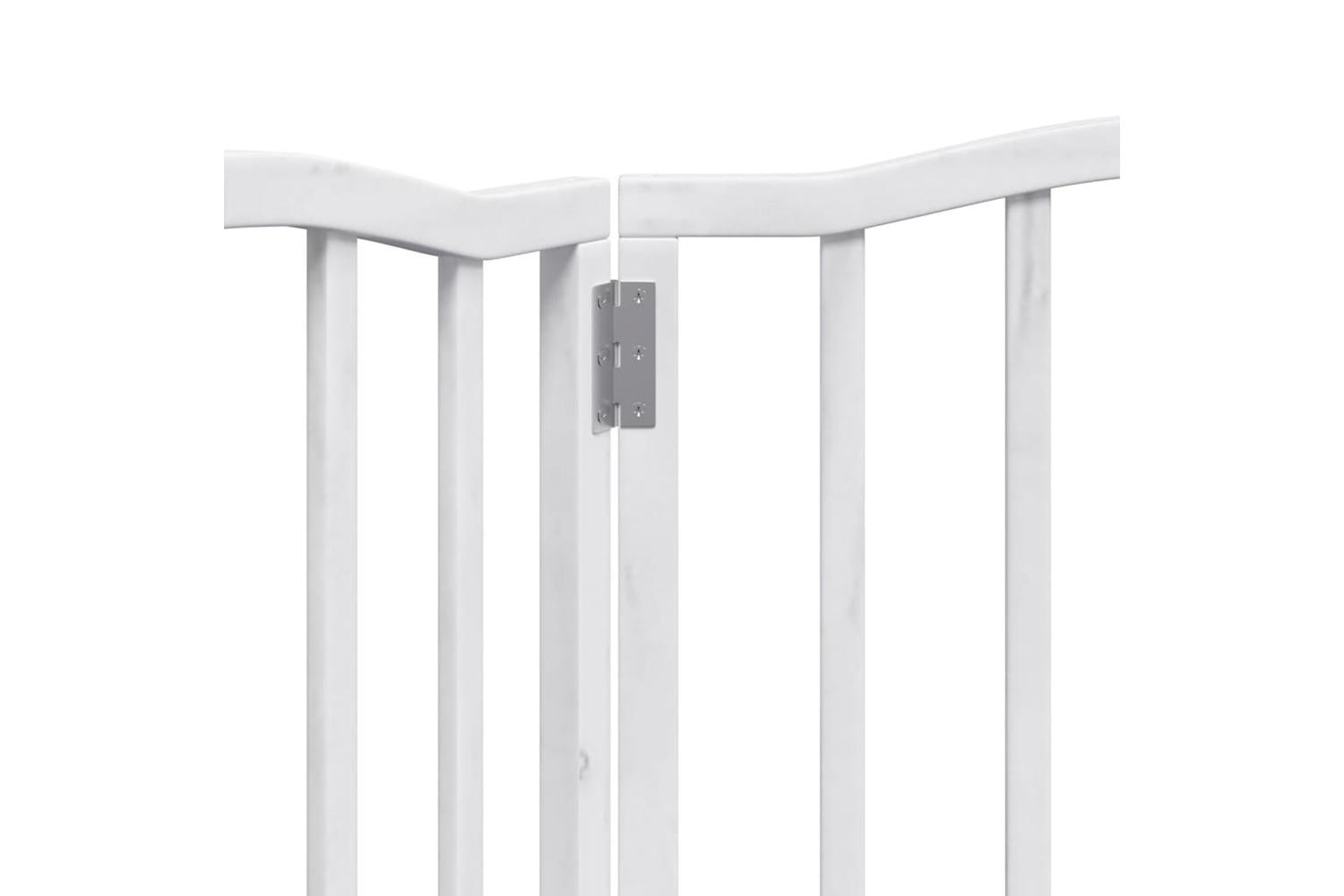 Vidaxl Dog Gate Foldable 3 Panels White 150 Cmpoplar Wood-8