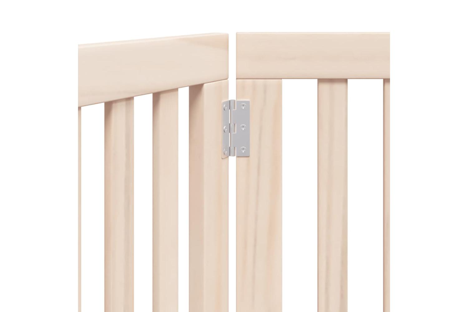 Vidaxl Dog Gate Foldable 3 Panels 150 Cm Poplar Wood-8
