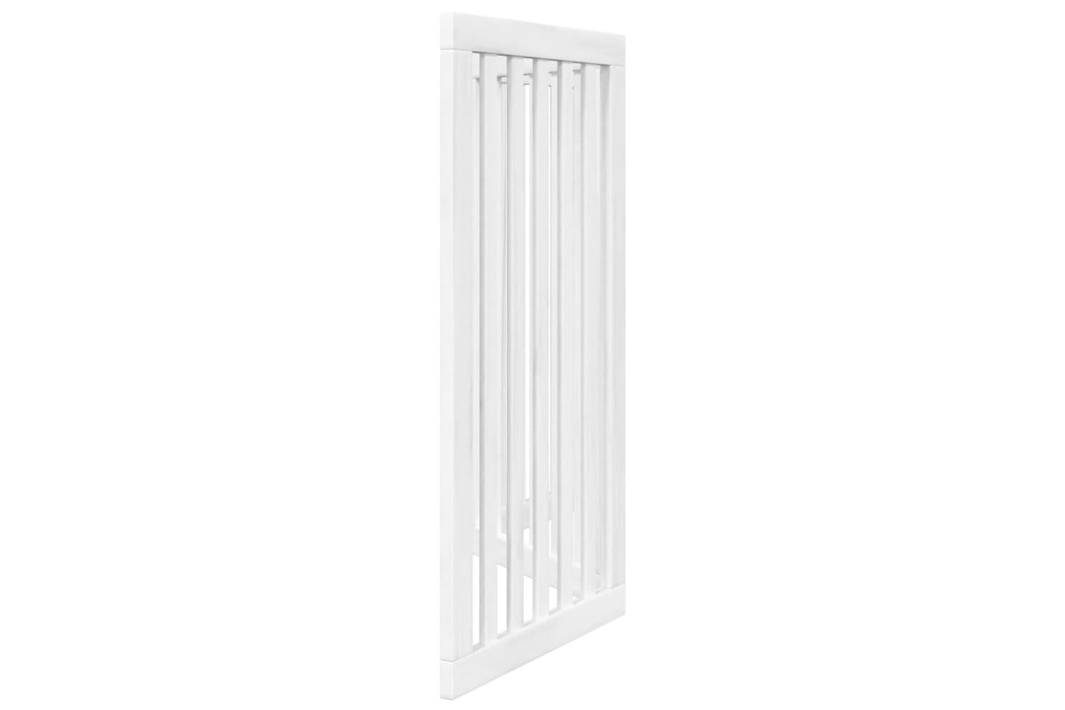 Vidaxl Dog Gate Foldable 3 Panels White 150 Cm Poplar Wood-5