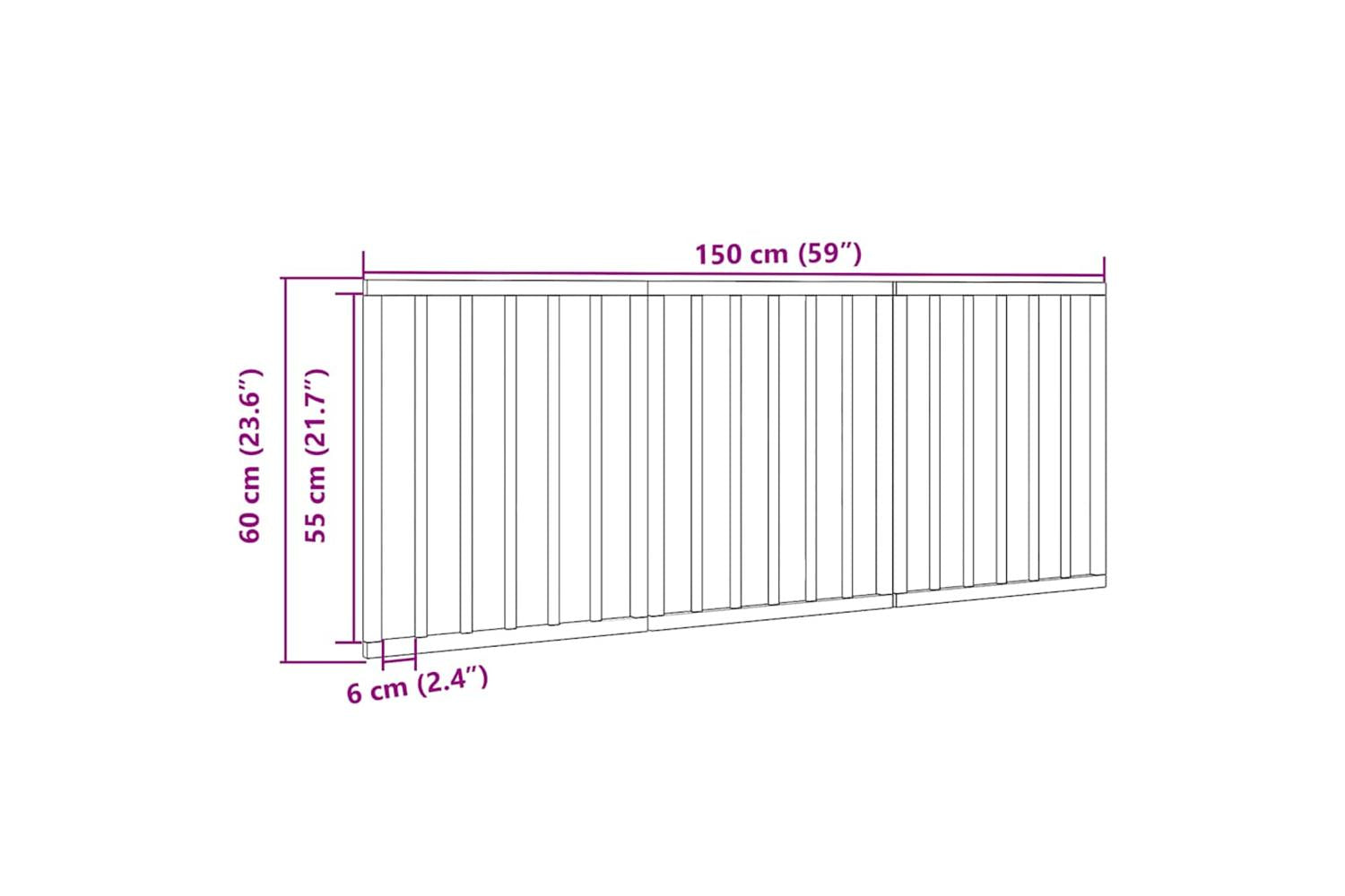 Vidaxl Dog Gate Foldable 3 Panels White 150 Cm Poplar Wood-9